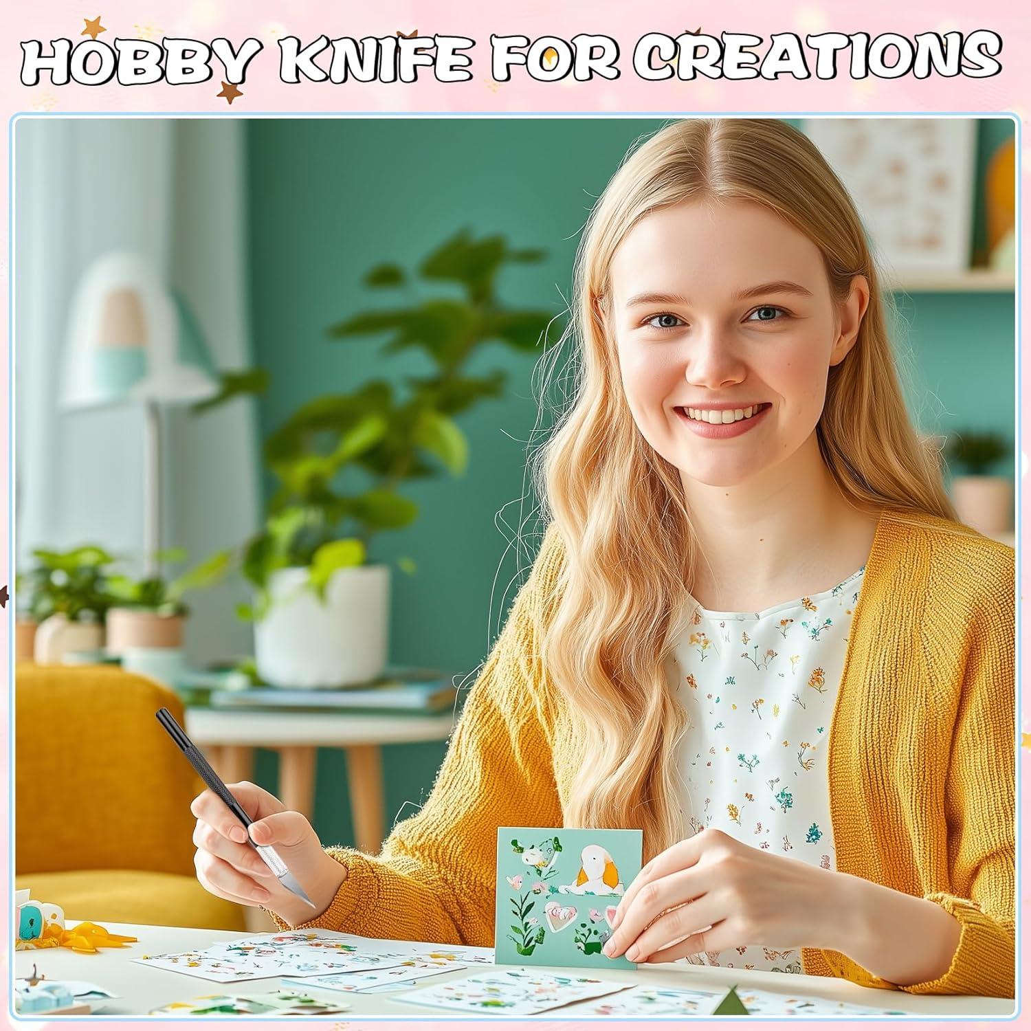 Juego de Cuchillos Exacto DIYSELF 4 Pcs con 40 Cuchillas #11