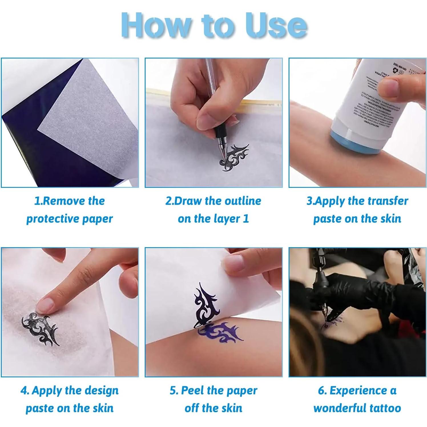 Papel de Transferencia para Tatuajes Combofix A4 - 50 Hojas