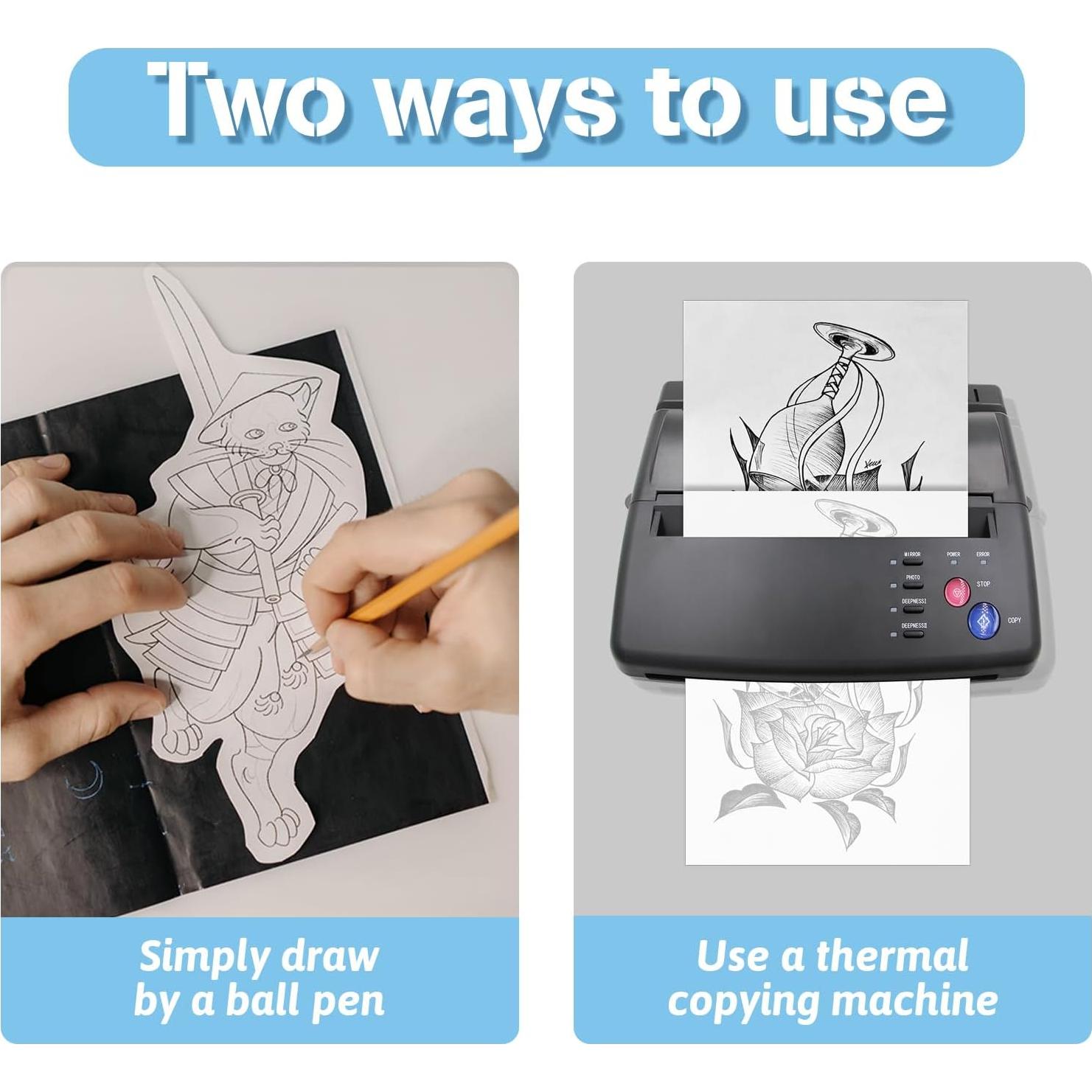 Papel de Transferencia para Tatuajes Combofix A4 - 50 Hojas