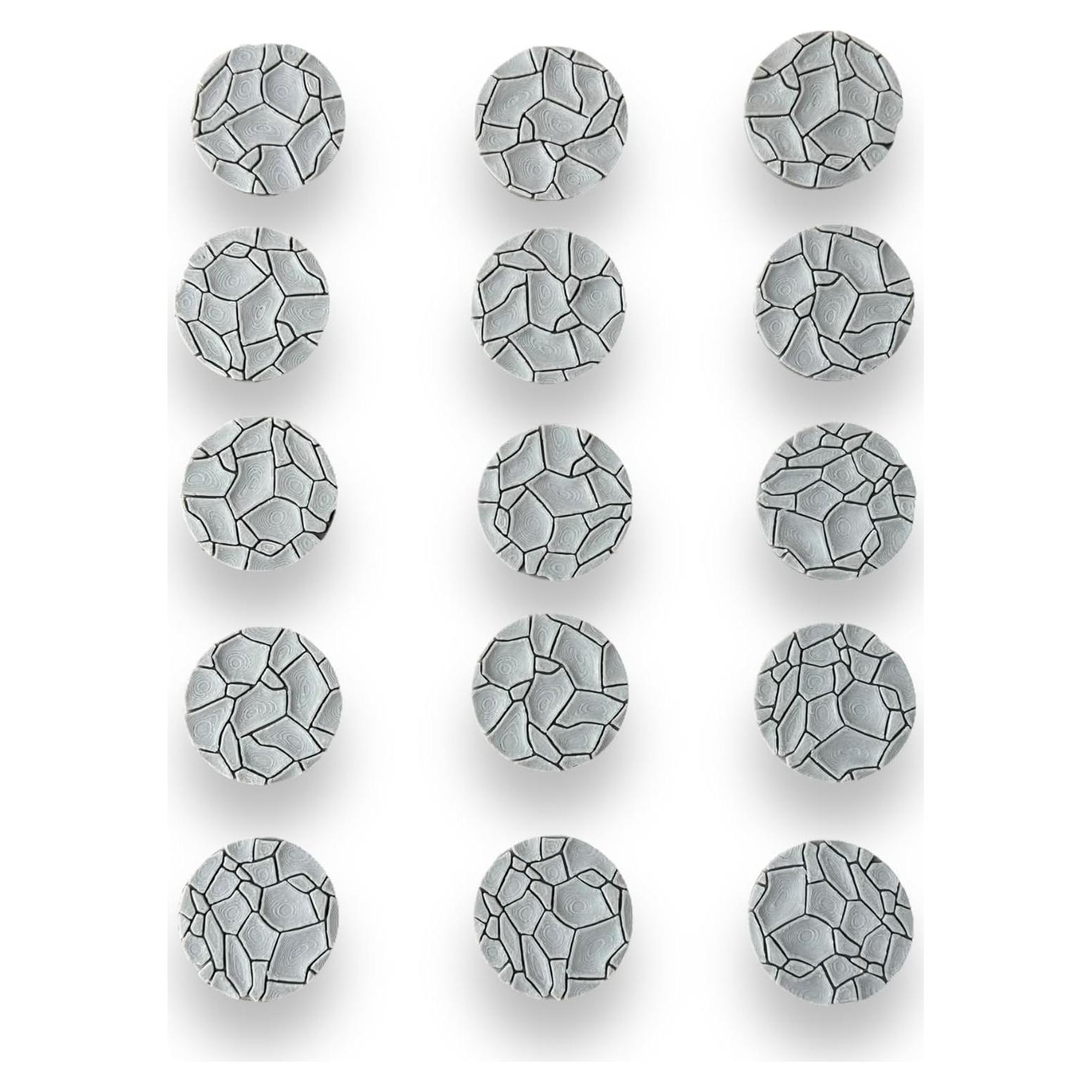 Bases de Desierto Agrietadas Tofer's Miniatures 32 mm (x15)