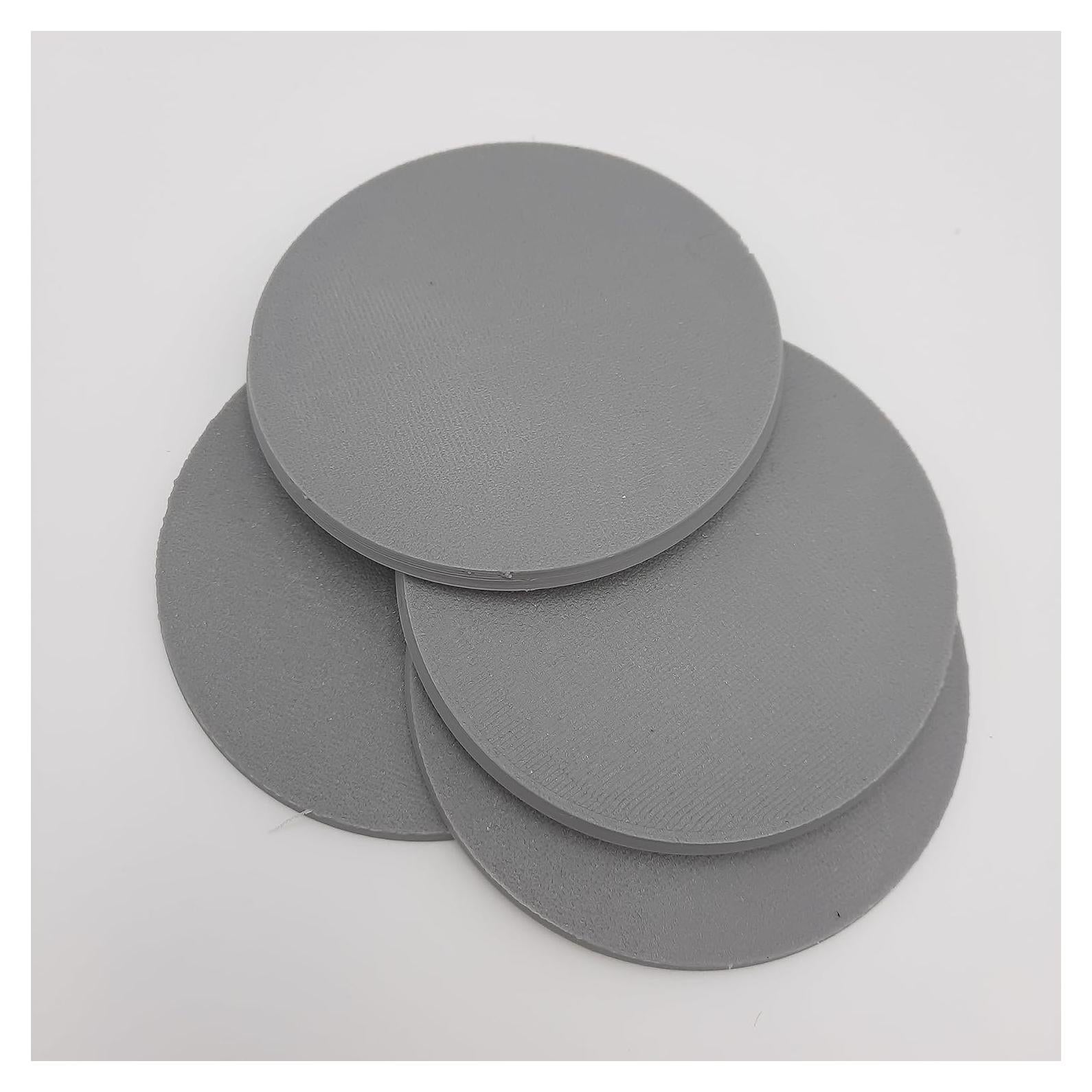 Bases Plásticas Grises para Miniaturas HERO 4x80 mm