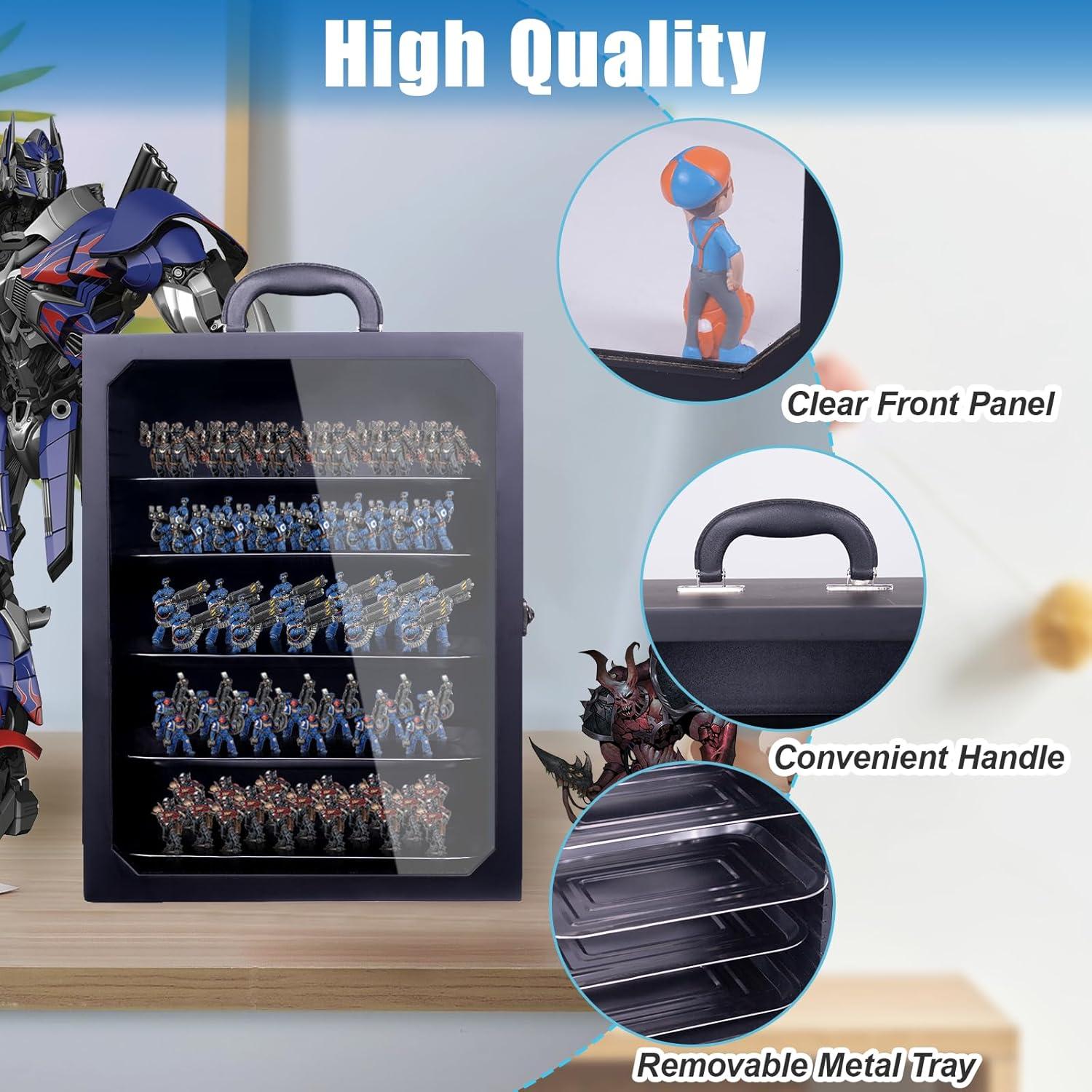 Caja de Almacenamiento de Miniaturas DigNew con 5 Bandejas