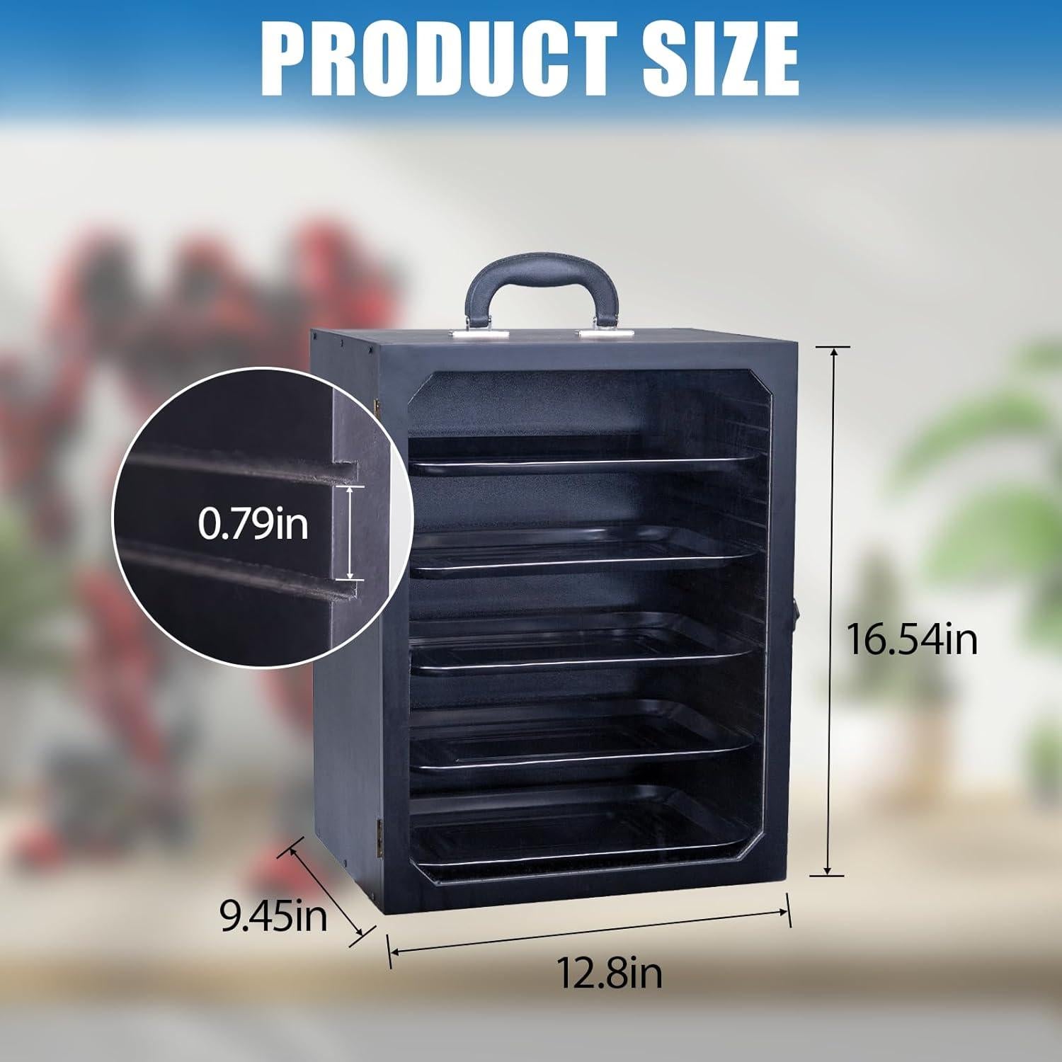 Caja de Almacenamiento de Miniaturas DigNew con 5 Bandejas