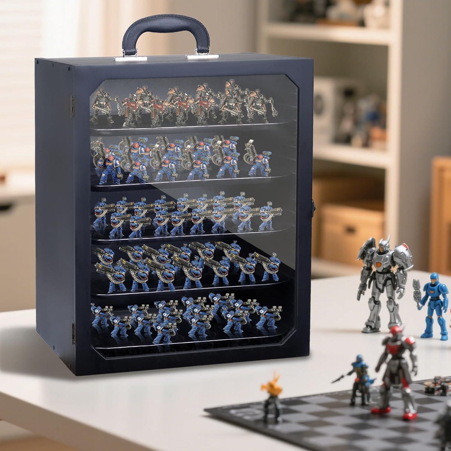 Caja de Almacenamiento de Miniaturas DigNew con 5 Bandejas