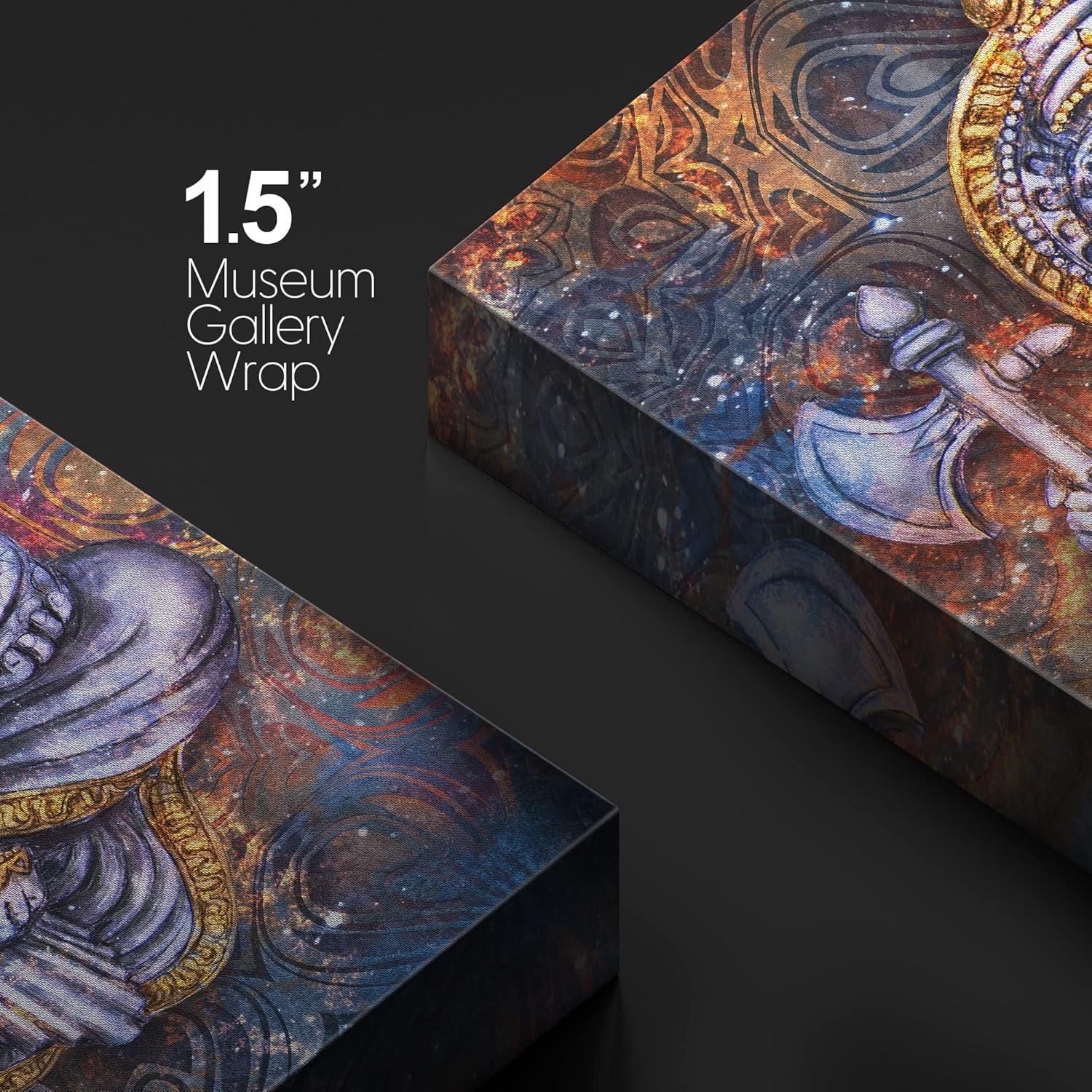 Lienzo Wall26 Ganesha Colorido 91x61 cm Arte Zen