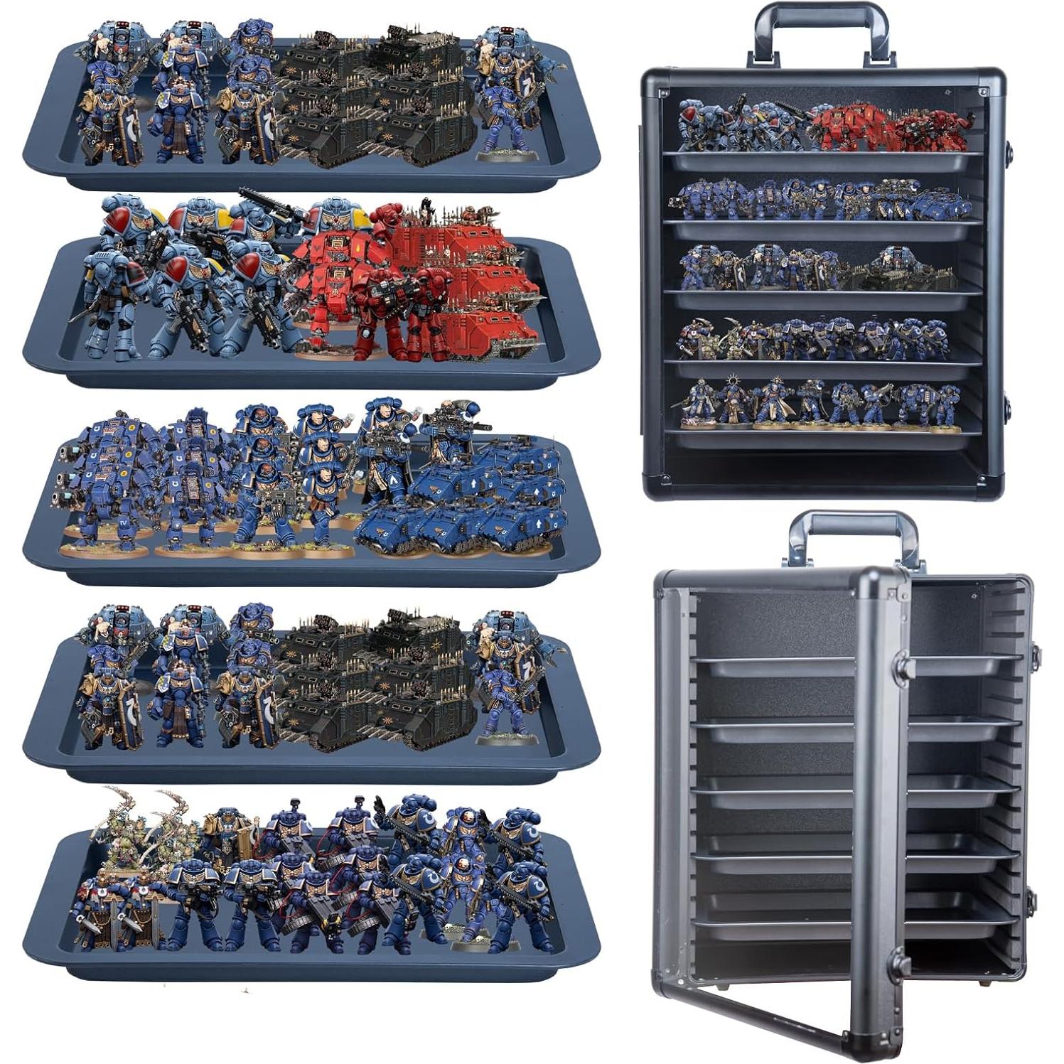 Caja de Almacenamiento de Miniaturas CROFEYTY 35.1x25.9x41.9cm