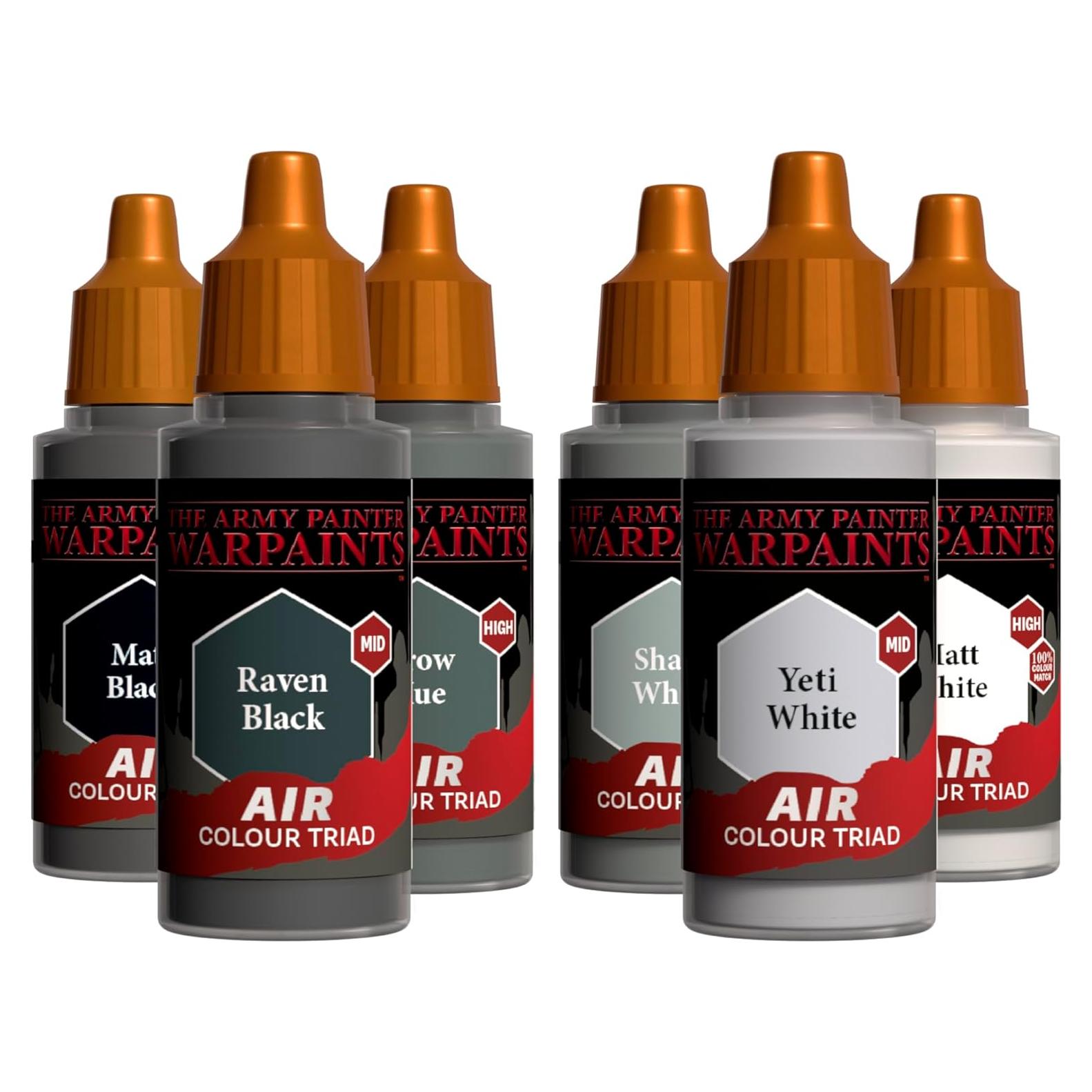 Aeropinturas Warpaints El Pintor del Ejército - 6 x 18 ml Grises