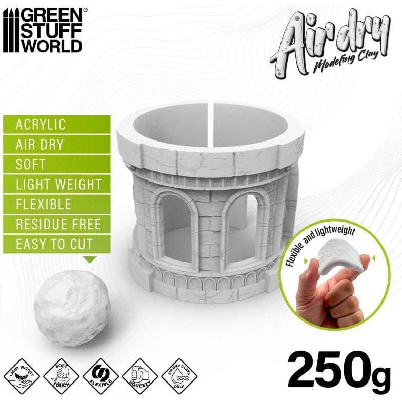 Arcilla Espuma Secado al Aire 250gr Blanca Green Stuff World