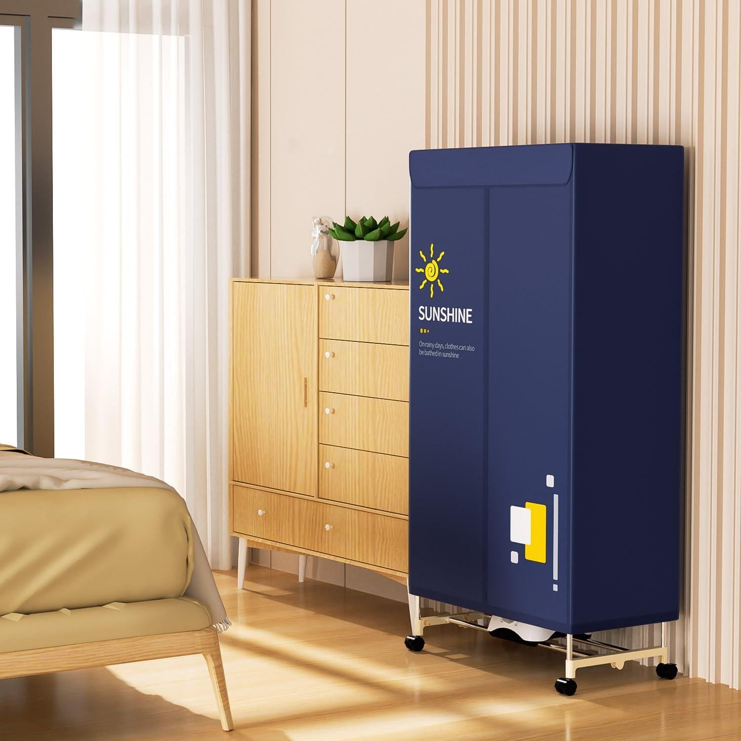 Secadora de Ropa Portátil PTALSEAW JY01-19-1 1000W 15kg