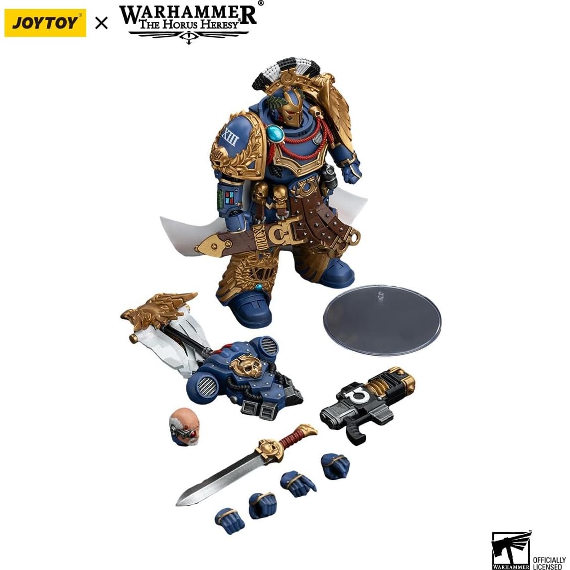Figura de Acción JOYTOY Warhammer Ultramarines Praetor 13.7cm