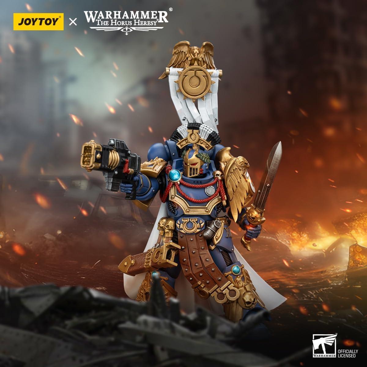 Figura de Acción JOYTOY Warhammer Ultramarines Praetor 13.7cm