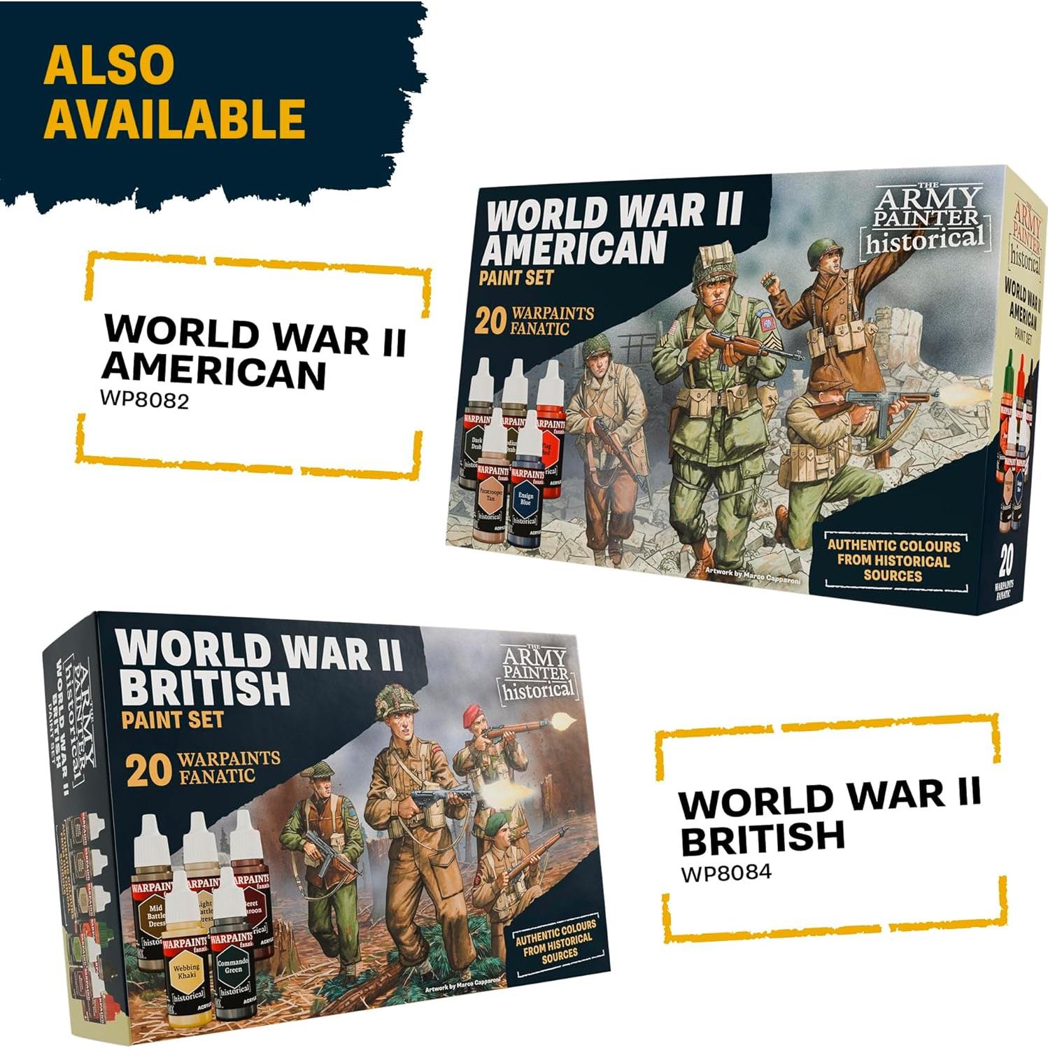 Set de Pintura Acrílica Alemán WWII The Army Painter 20 x 18 ml