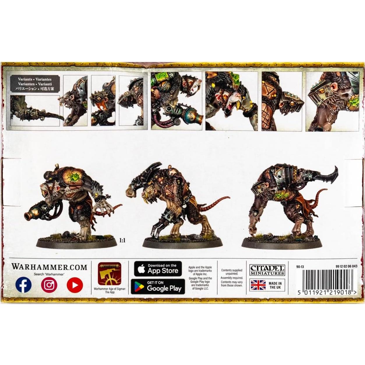 Miniaturas Skaven Rat Ogors Games Workshop - Age of Sigmar