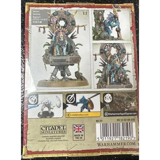 Mago Skink STARSEER Seraphon Games Workshop - 10 cm