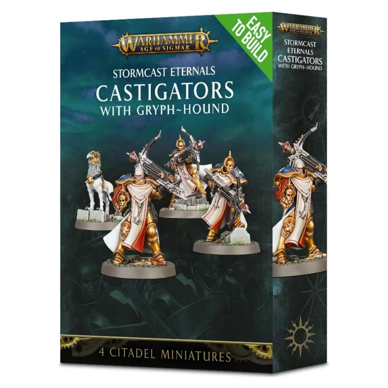 Warhammer AoS Stormcast Eternals Castigators con Gryph-Hound