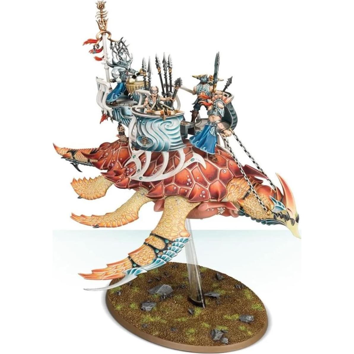 Juego de Miniaturas Warhammer AoS - Akhelian Leviadon Negro