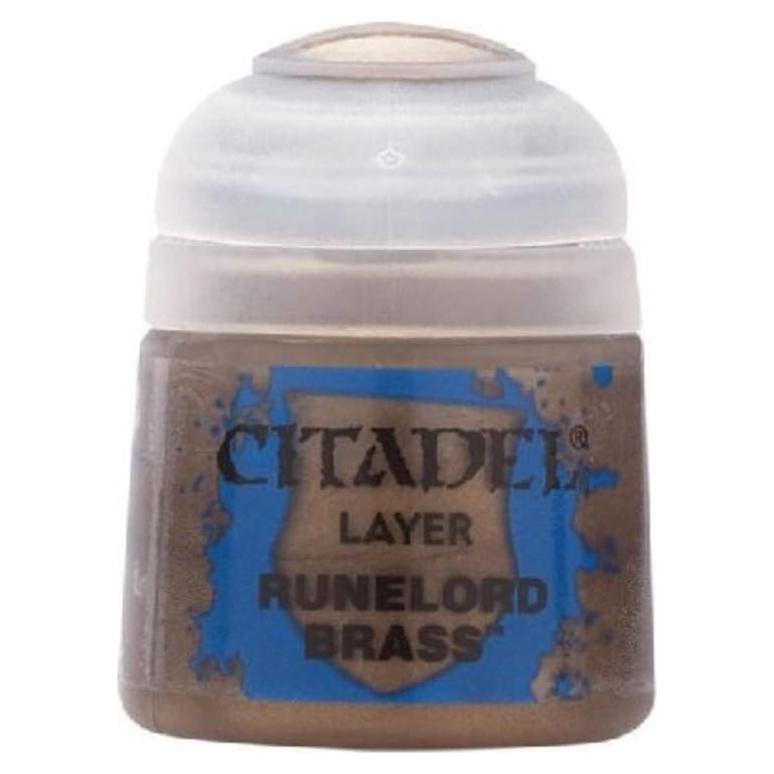 Pote de Pintura Citadel Games Workshop Base Latón Runelord 12ml