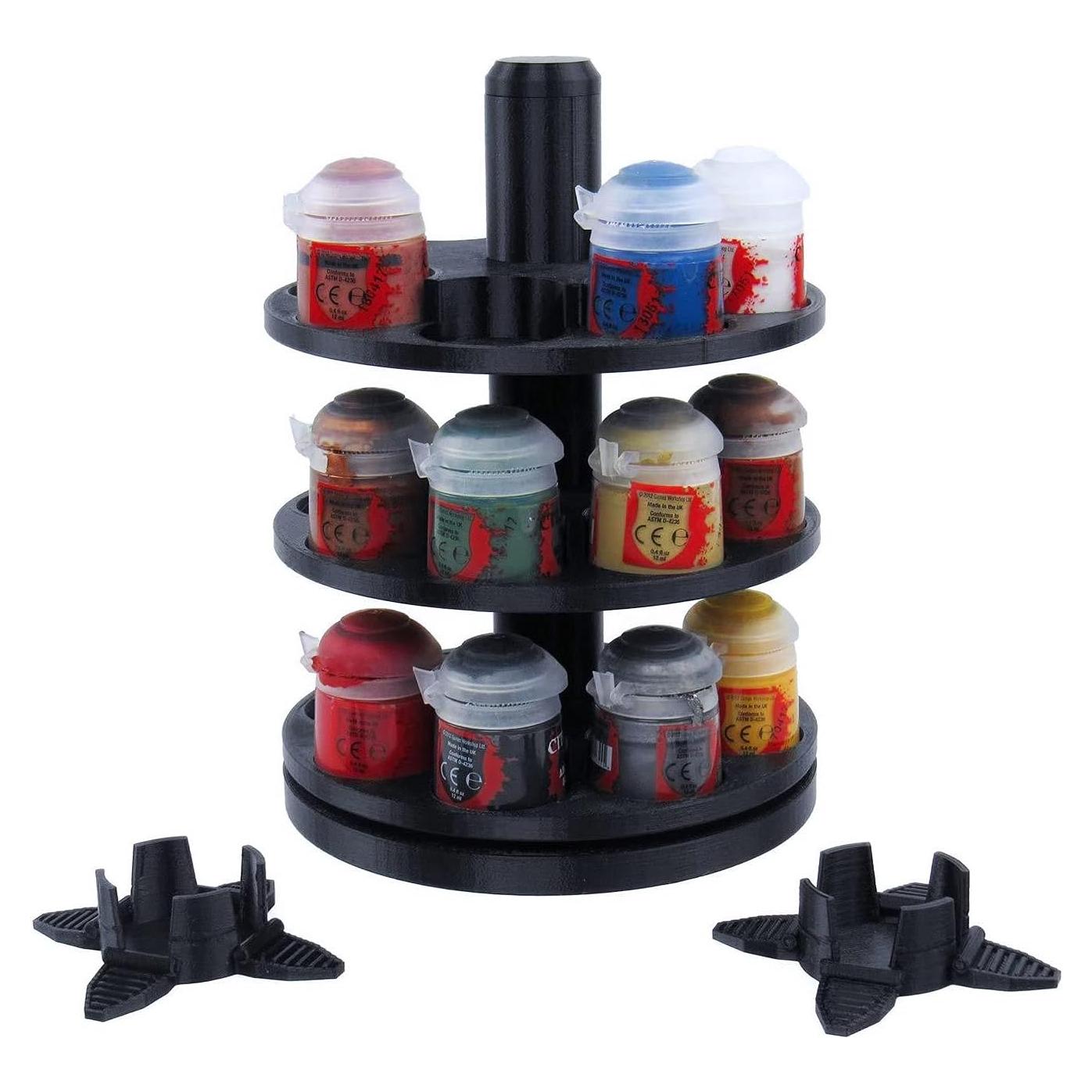 Soporte giratorio de pintura 3 niveles EnderToys para miniaturas