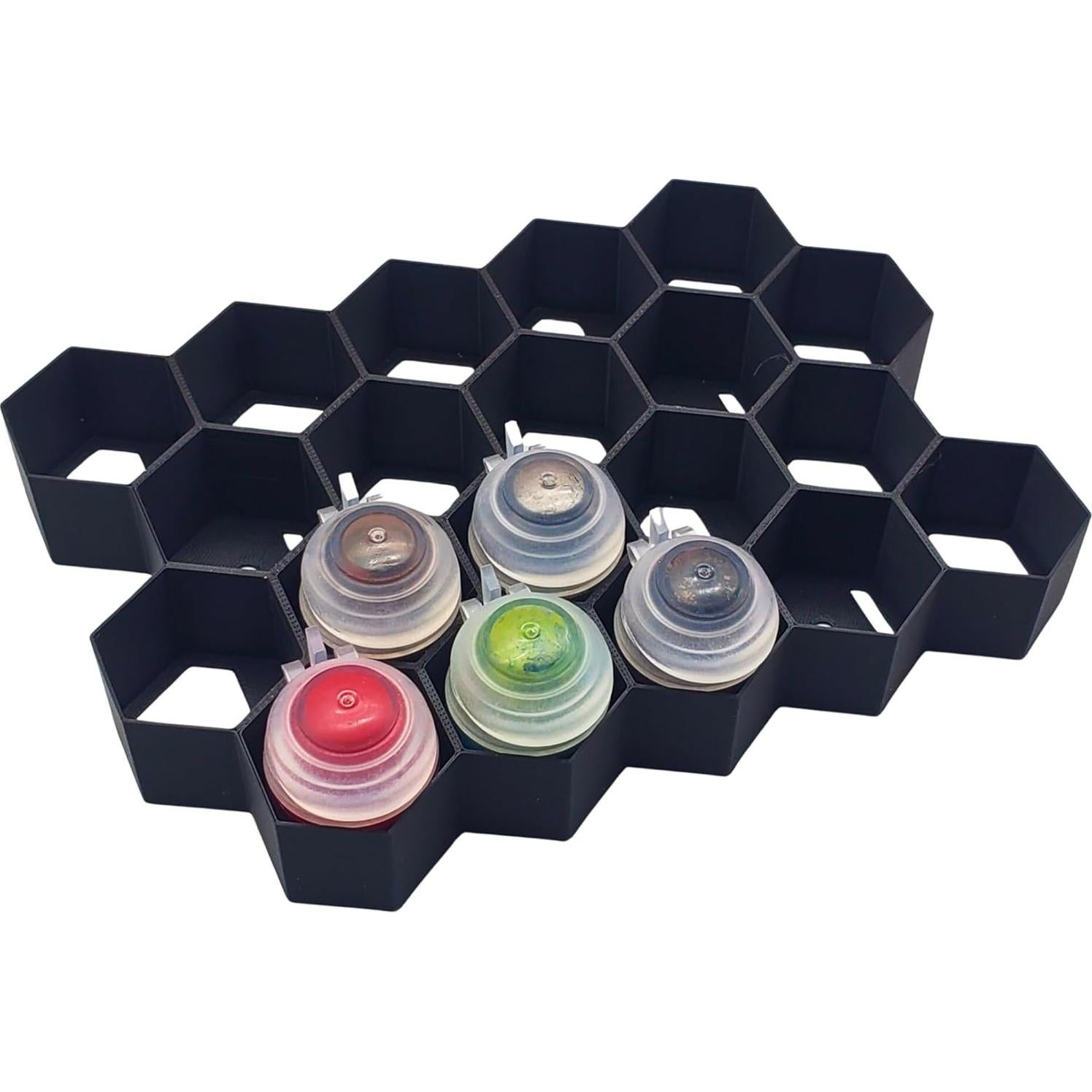 Soporte de Pintura de Pared Genérico para Tarros Citadel - 20 Compartimentos