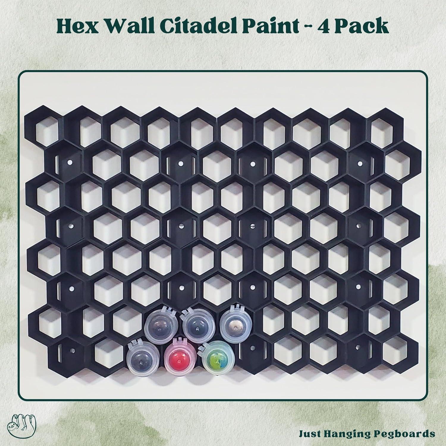 Soporte de Pintura de Pared Genérico para Tarros Citadel - 20 Compartimentos