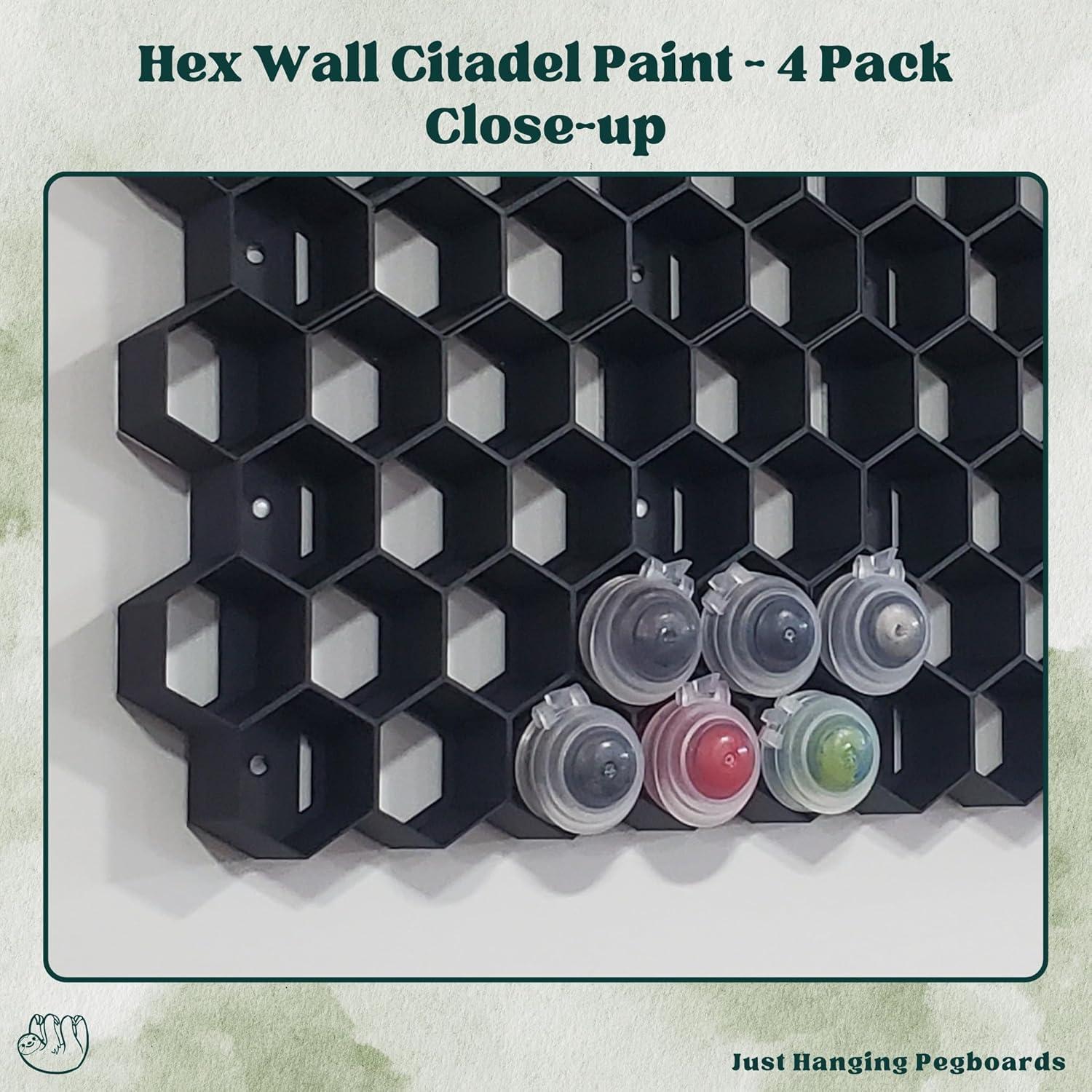 Soporte de Pintura de Pared Genérico para Tarros Citadel - 20 Compartimentos