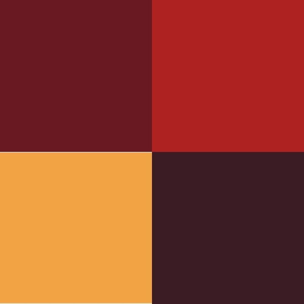 Set de Pintura Acrílica Vallejo Rojo 4 Botellas 18 ml