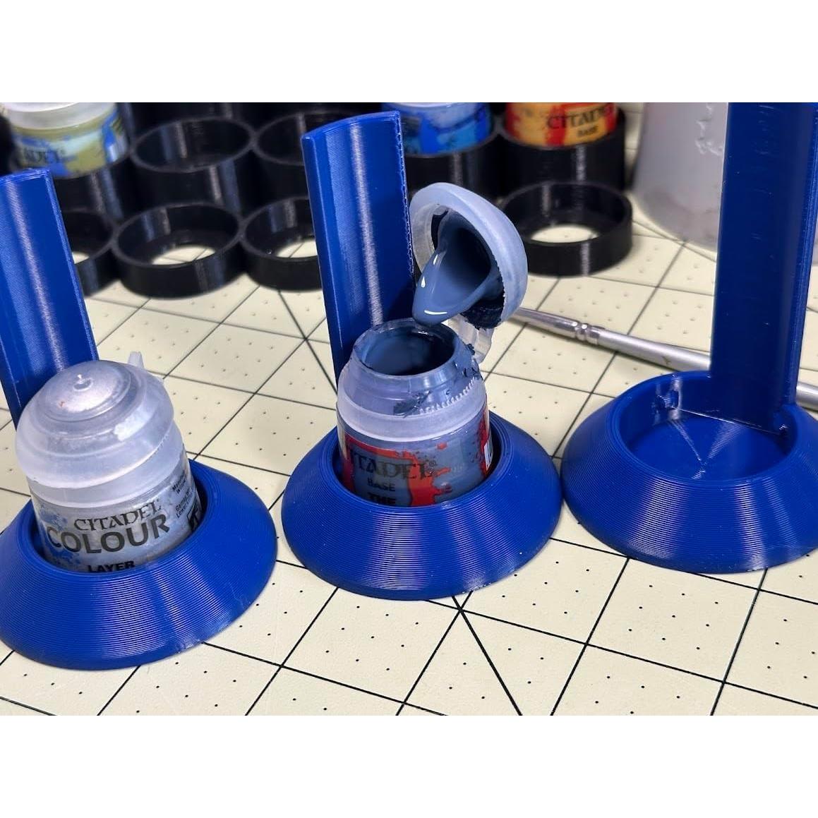 Soportes para Tarros de Pintura Citadel Cosas Verdaderamente Asombrosas - 3 Piezas Azul