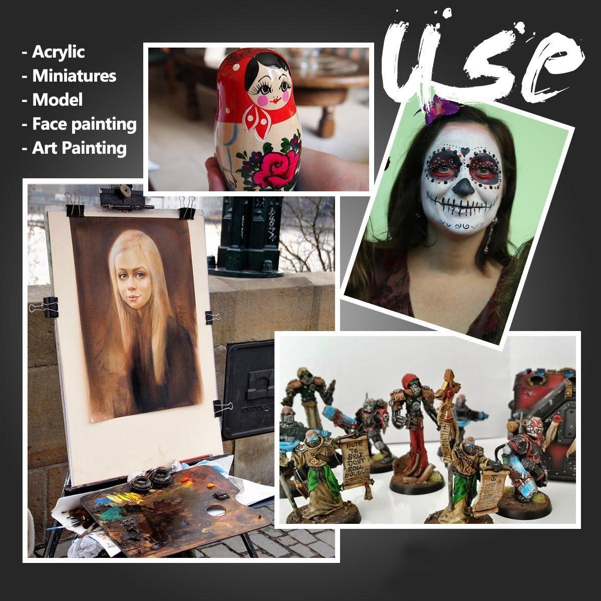 Juego de Pinceles Detallados Artbrush Tower - 11 Piezas Nylon