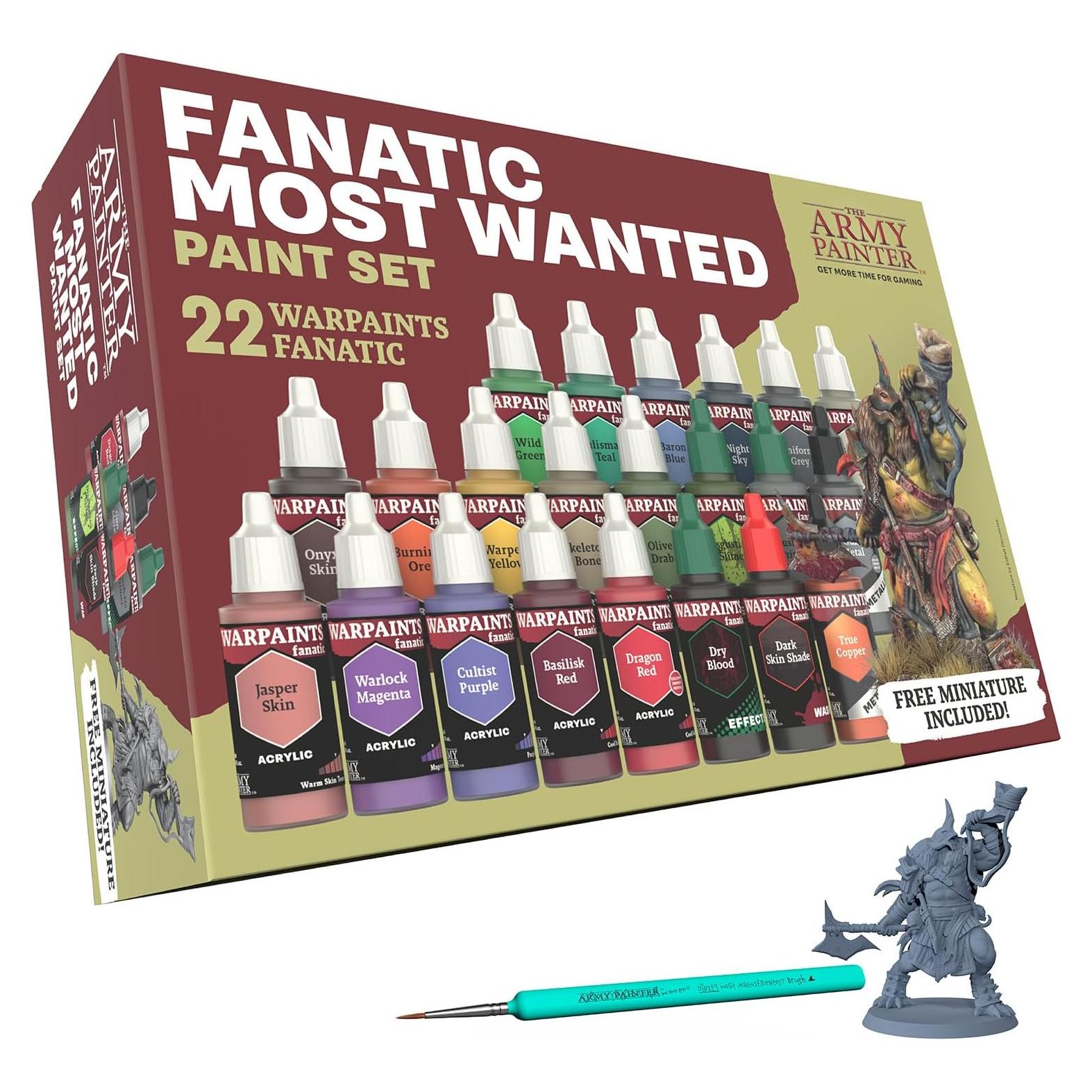 Conjunto de Pintura Acrílica Warpaints Fanatic 22 x 18ml