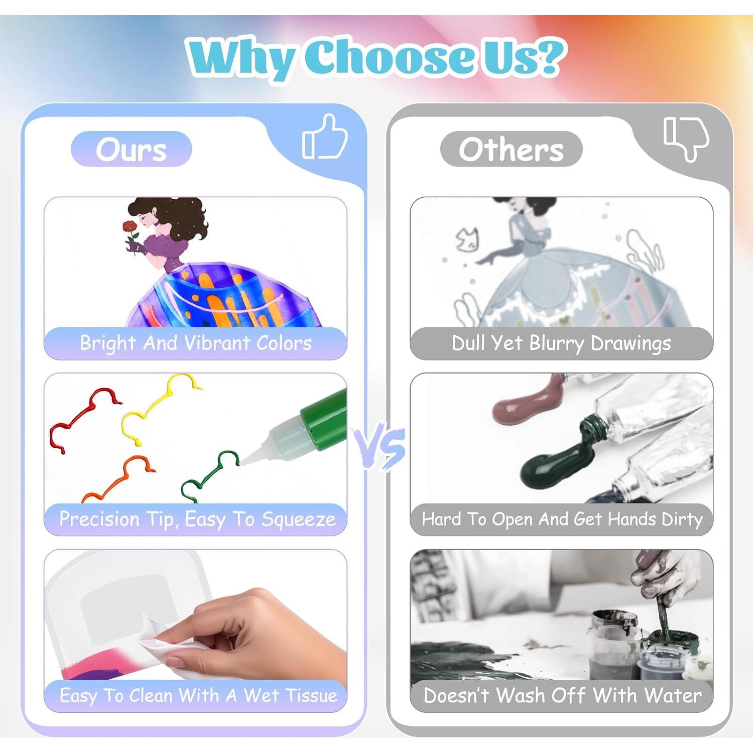 Kit de Arte de Rasguño Arcoíris GAKICO para Niños - 20.1x12.7 cm