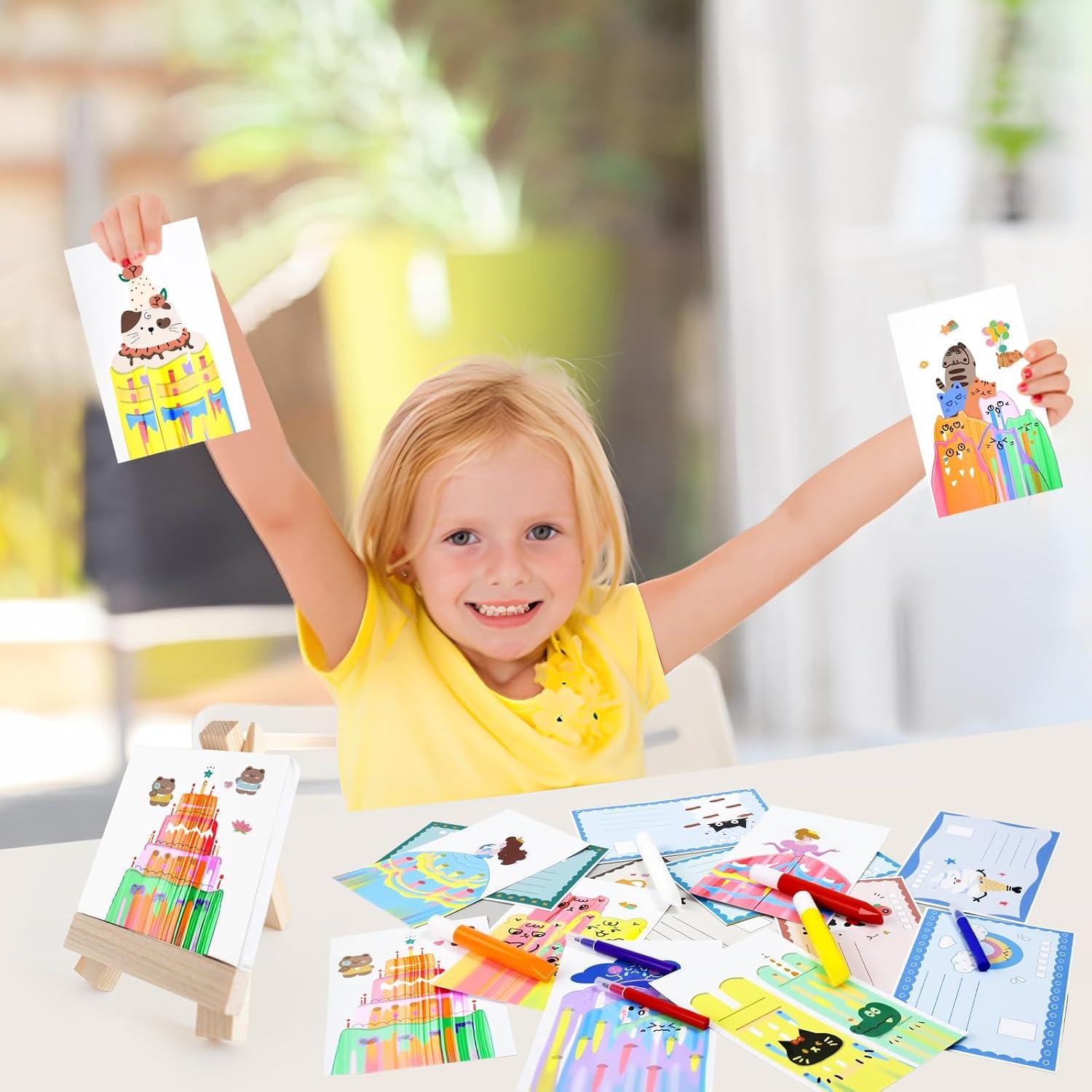 Kit de Arte de Rasguño Arcoíris GAKICO para Niños - 20.1x12.7 cm