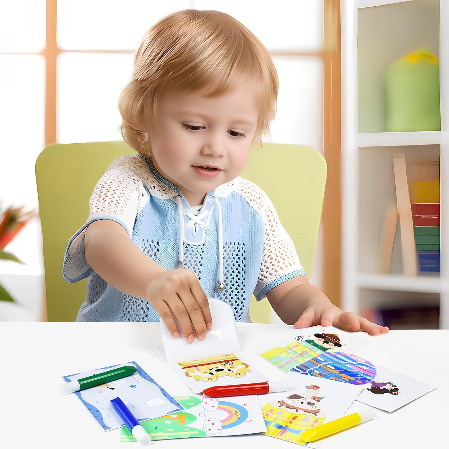 Kit de Arte de Rasguño Arcoíris GAKICO para Niños - 20.1x12.7 cm