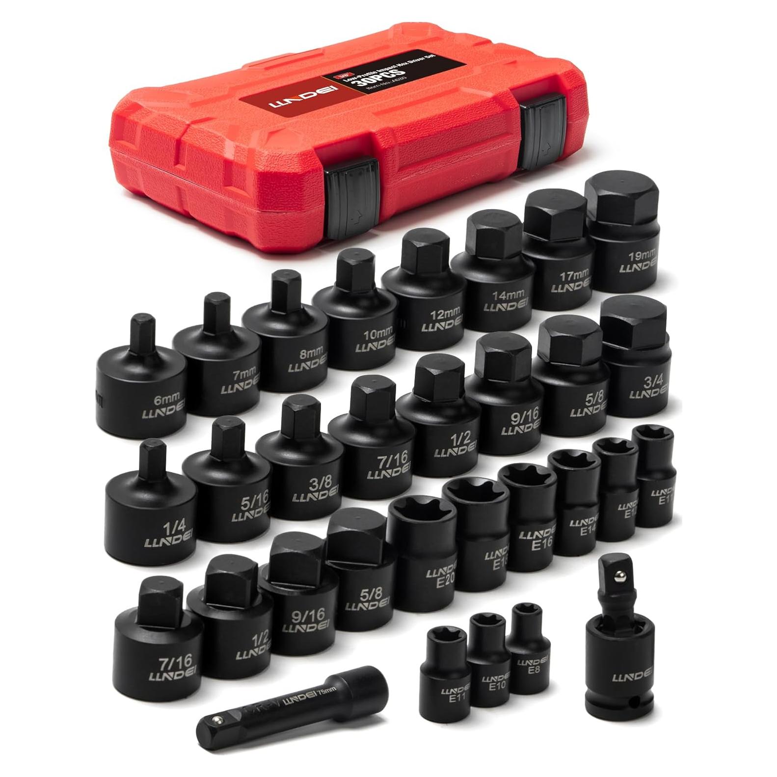 Juego de Controladores Hexagonales LLNDEI 30 Piezas 3/8"