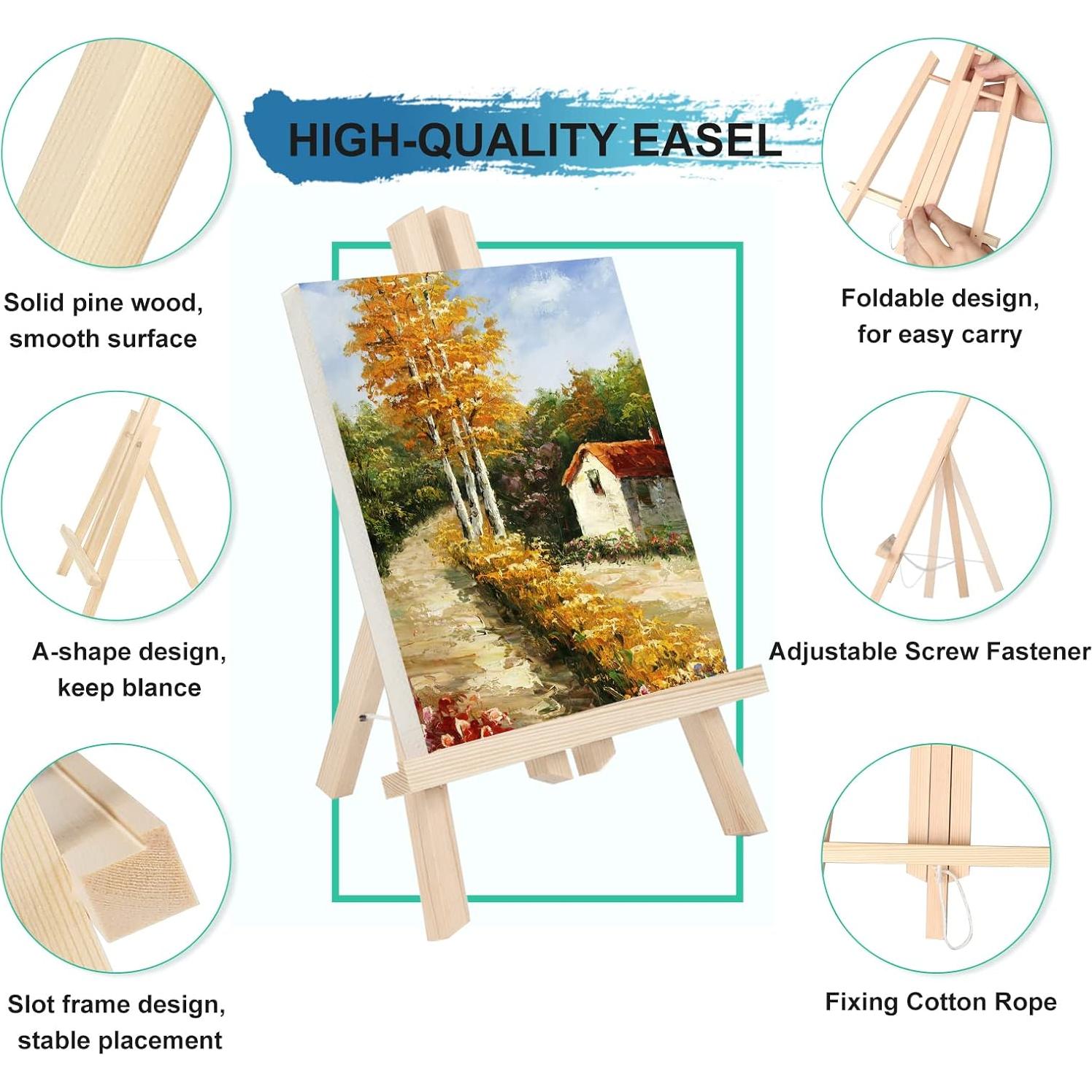 Cabaletes de Madera KINLINK 30 cm Set de 6 para Exhibición