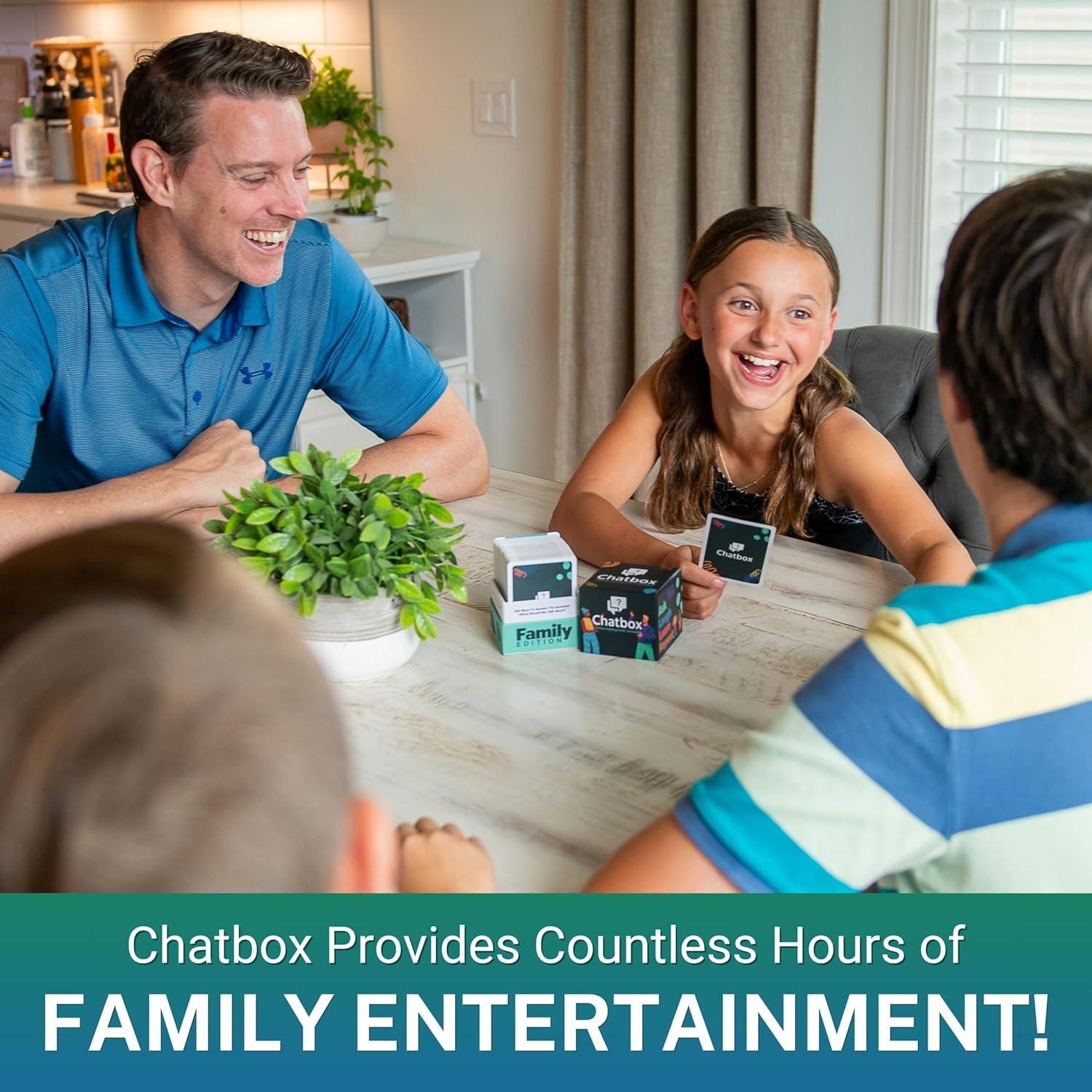 Chatbox - 200 Tarjetas de Conversación para Juegos Familiares