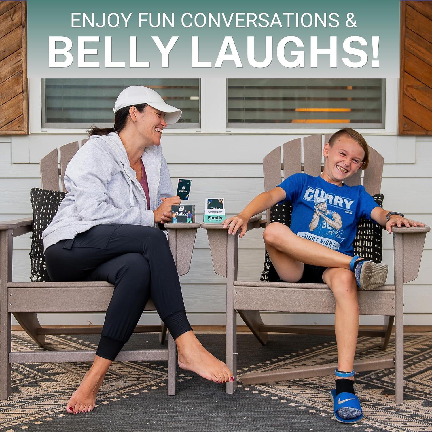 Chatbox - 200 Tarjetas de Conversación para Juegos Familiares