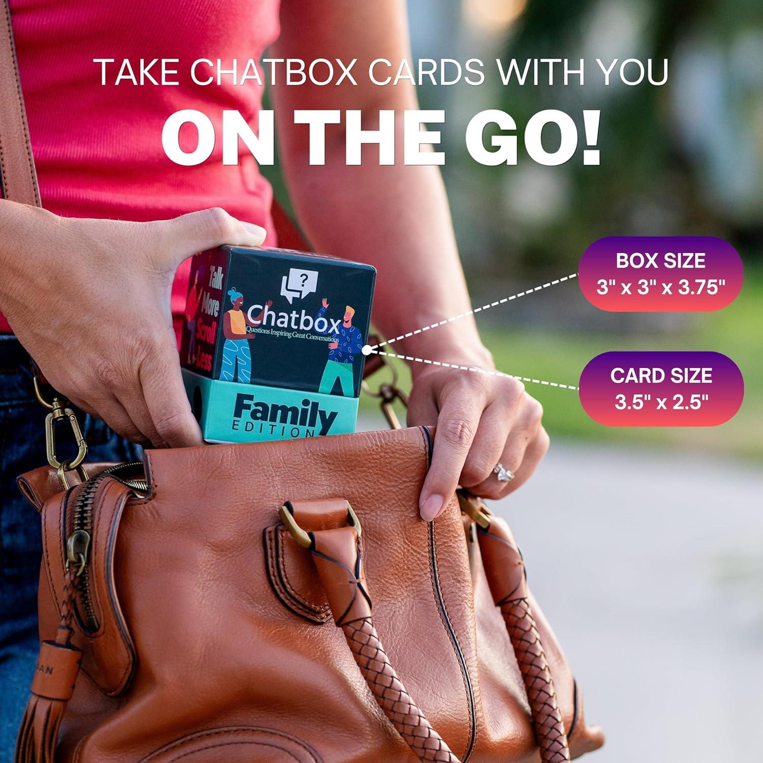 Chatbox - 200 Tarjetas de Conversación para Juegos Familiares