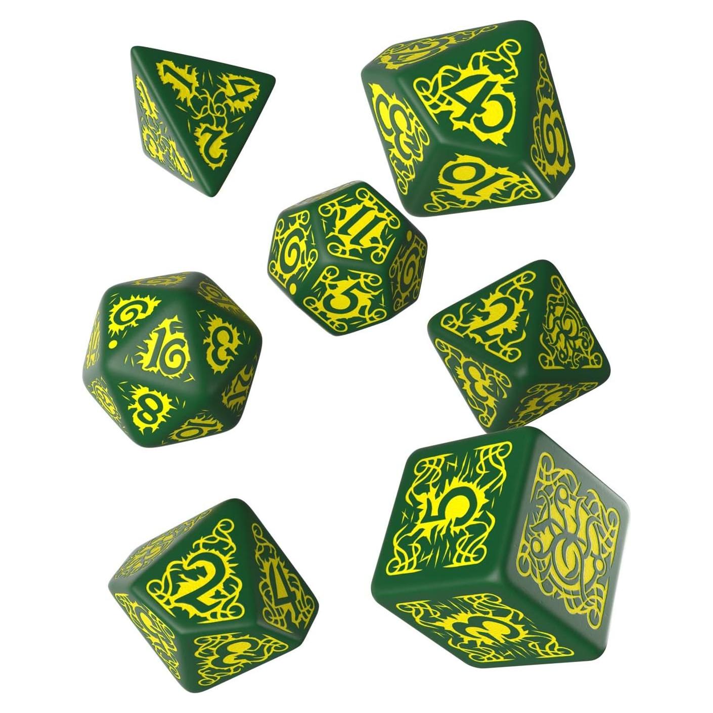 Conjunto de Dados Poliedricos Q WORKSHOP Pathfinder Strange Aeons 7 Piezas