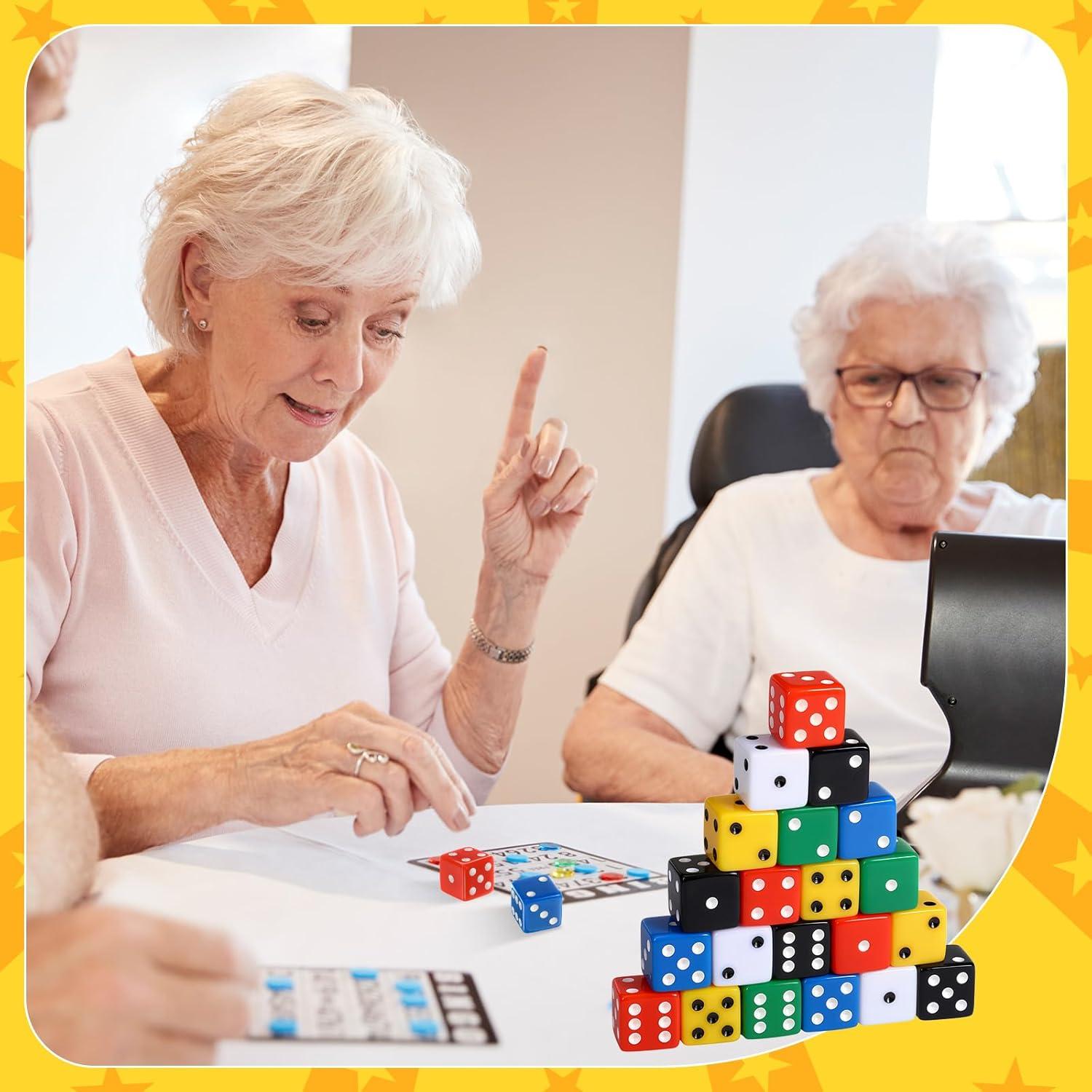 36 Dados de Casino 19mm Seenelling - Juego de Mesa Clásico