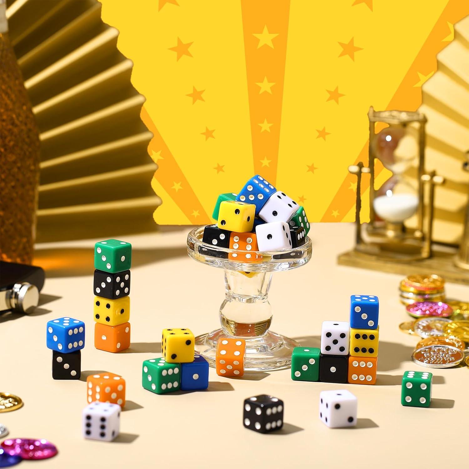 36 Dados de Casino 19mm Seenelling - Juego de Mesa Clásico