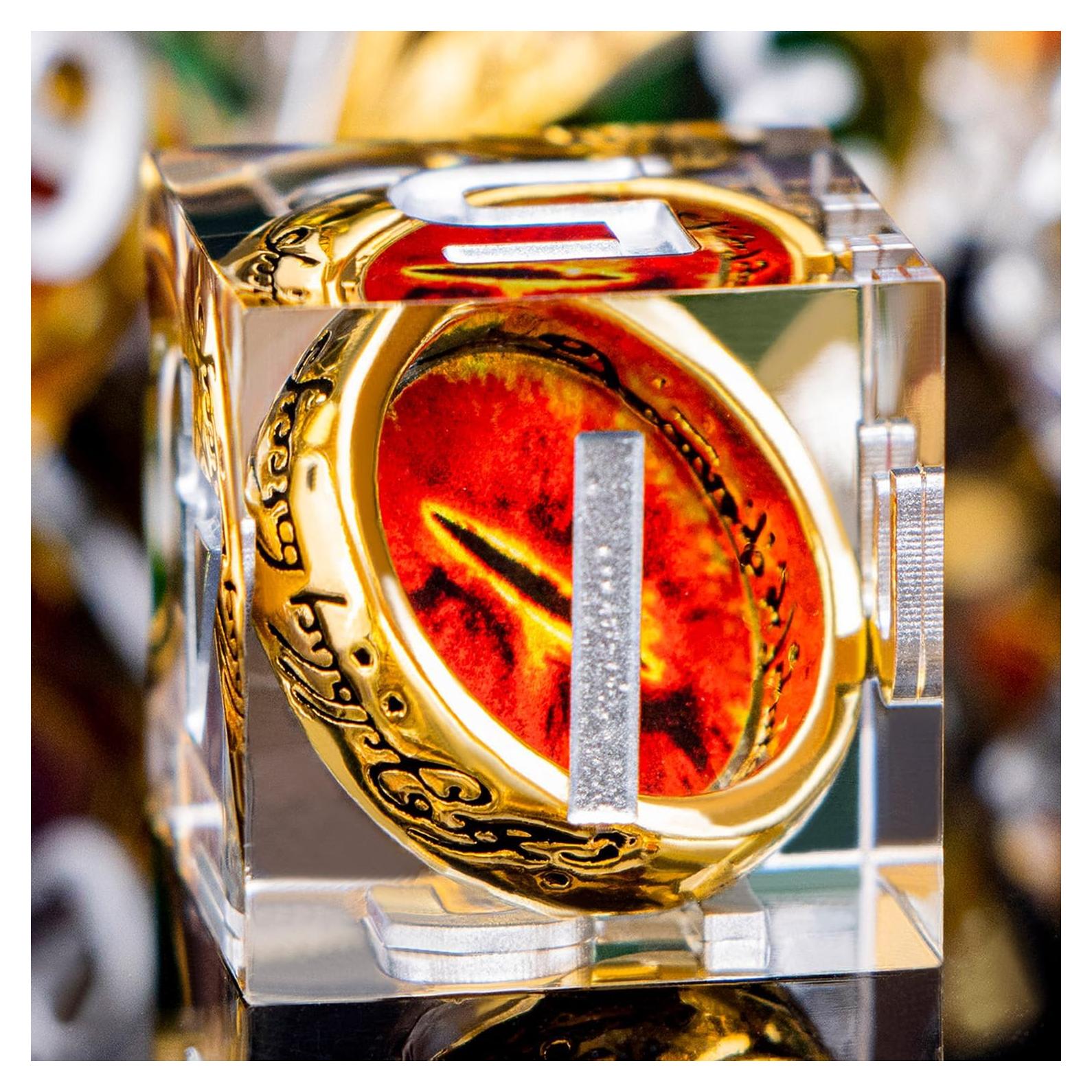 Conjunto de Dados Poliedricos DND ORIFANTOU con Caja - 7 Piezas