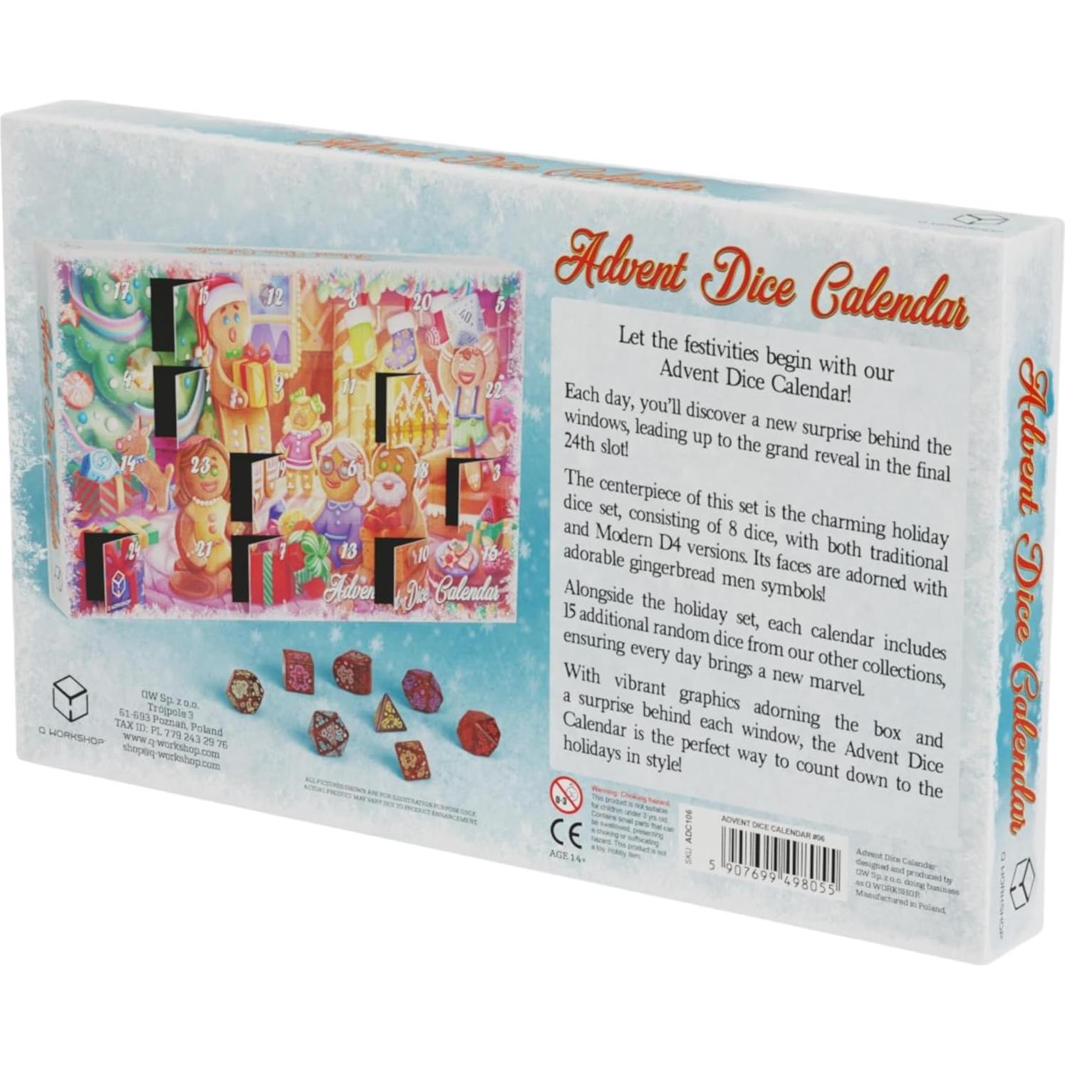 Calendario de Adviento de Dados Q Workshop 2025 - 24 Sorpresas