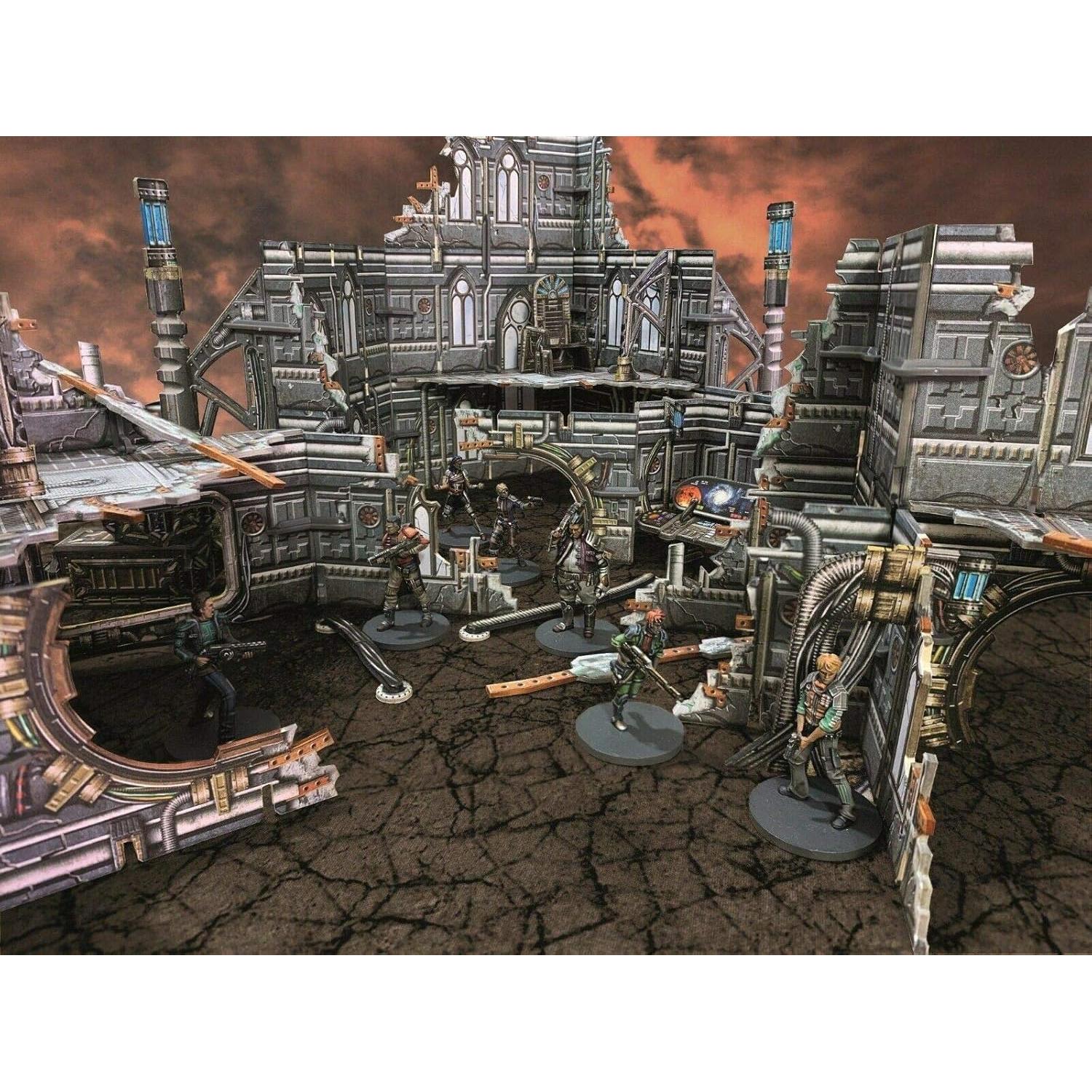 Terreno Modular 3D Sci-Fi Battle Systems - Ruinas Góticas 28mm
