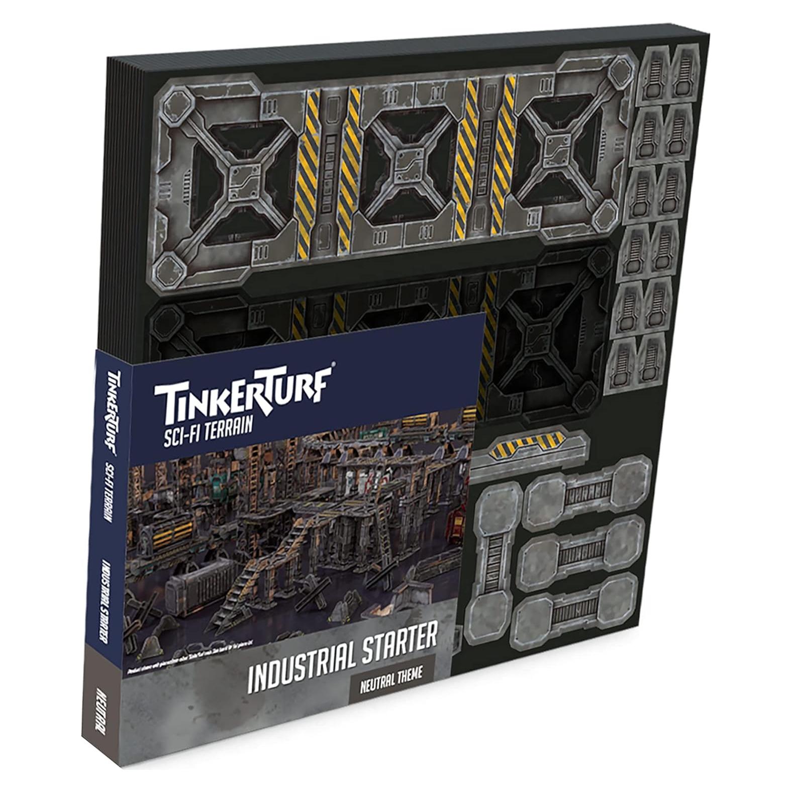 Set Inicial de Terreno Industrial TinkerTurf 1.34 kg, Tema Neutral