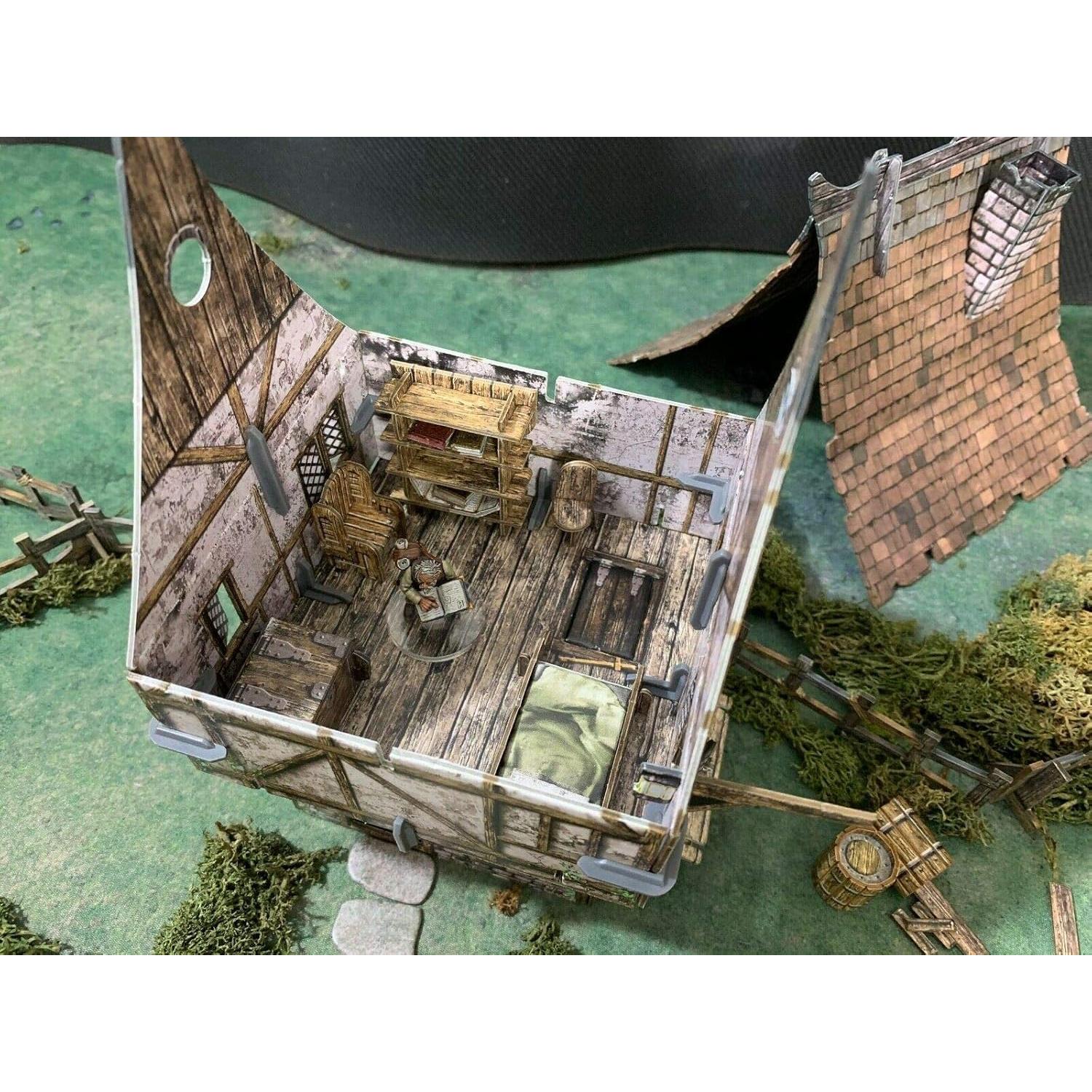 Casa de Pueblo Modular Sistemas de Batalla 28-35mm Fantasía