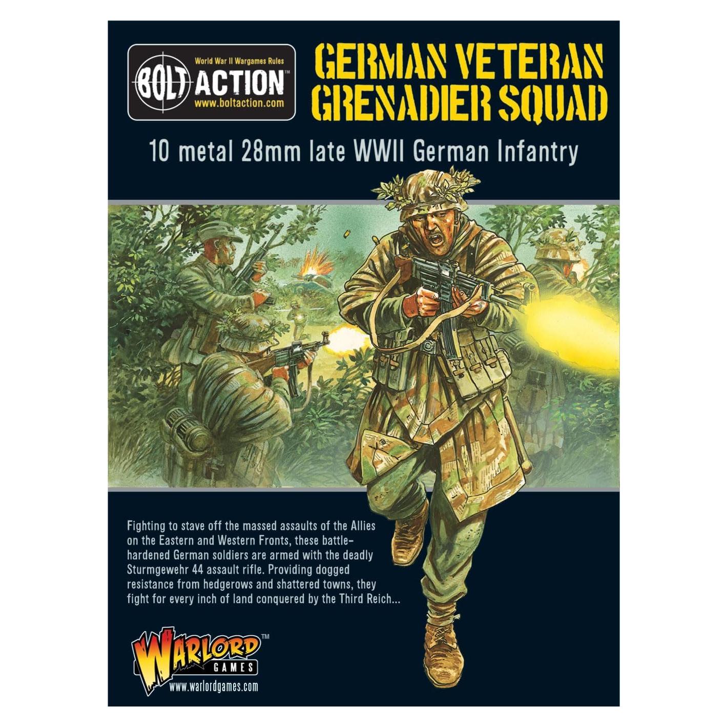 Figuras de Infantería Alemana Bolt Action Warlord Games STG44