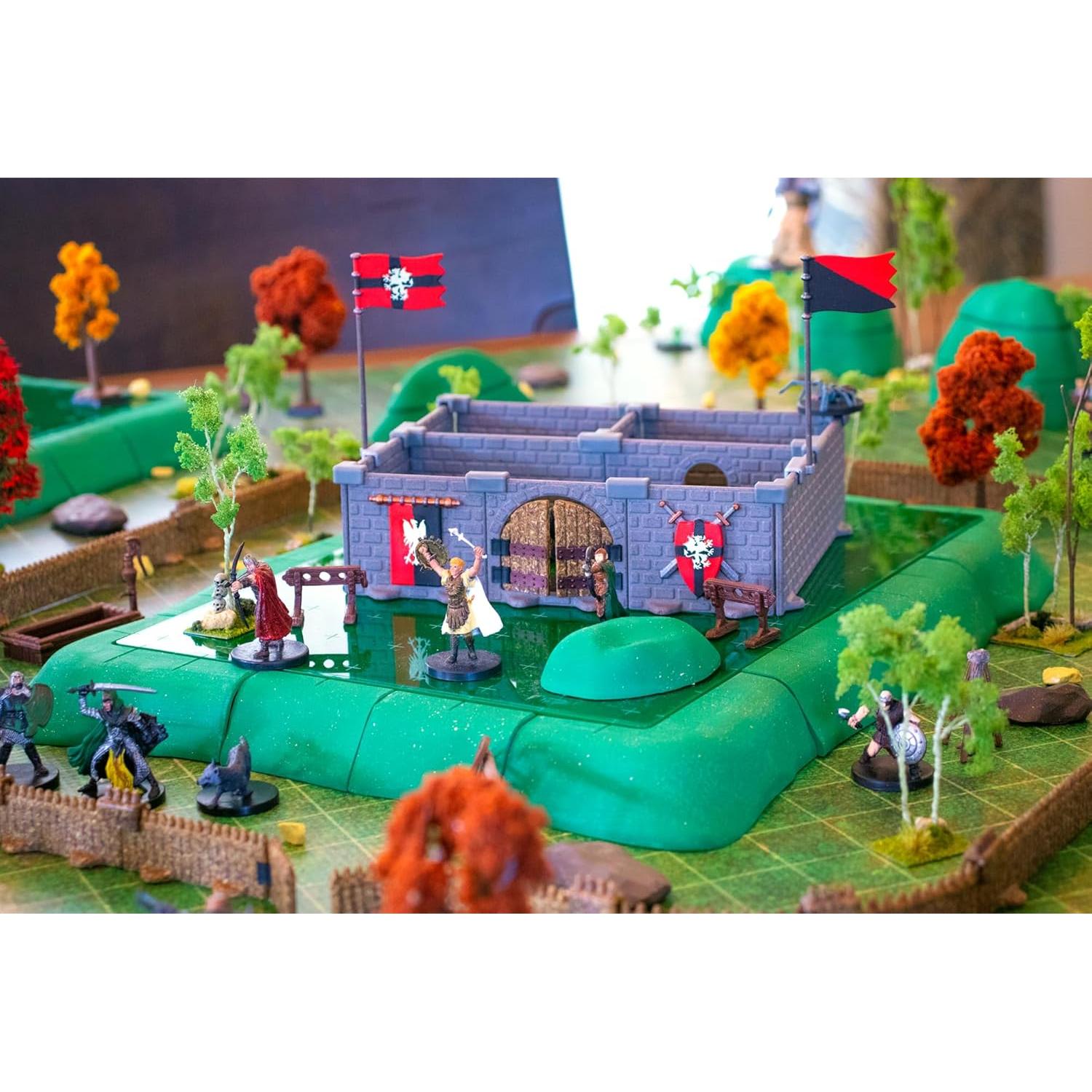 Conjunto de Terreno Modular para RPG Dirt Cheap Dungeons 225+ Piezas