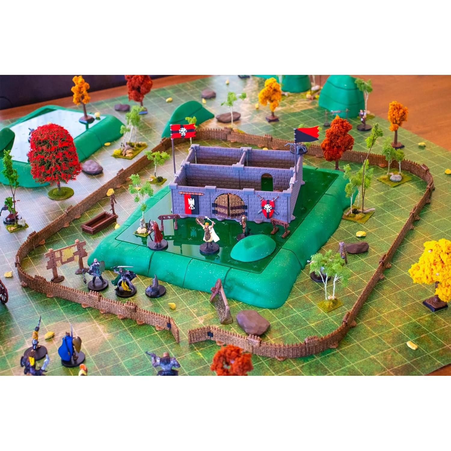 Conjunto de Terreno Modular para RPG Dirt Cheap Dungeons 225+ Piezas