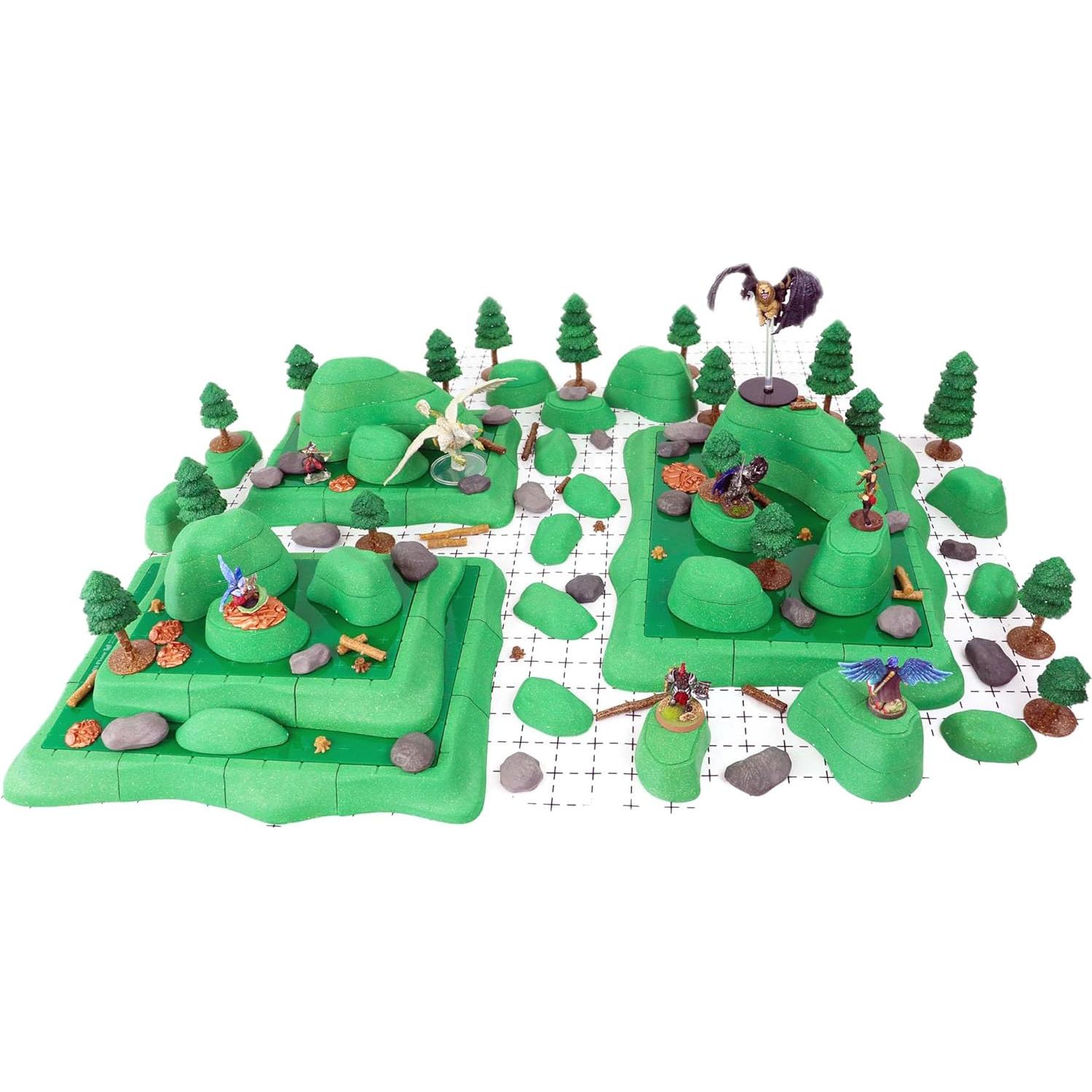 Conjunto de Terreno Modular para RPG Dirt Cheap Dungeons 225+ Piezas