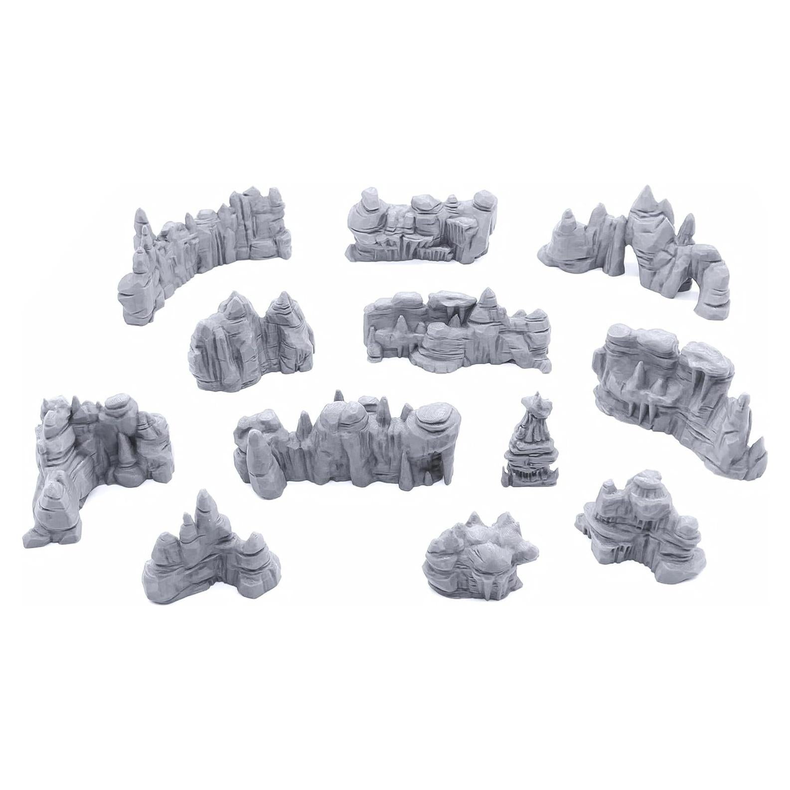 Paredes de Grotto Bajo EnderToys - Escenografía DND 28mm